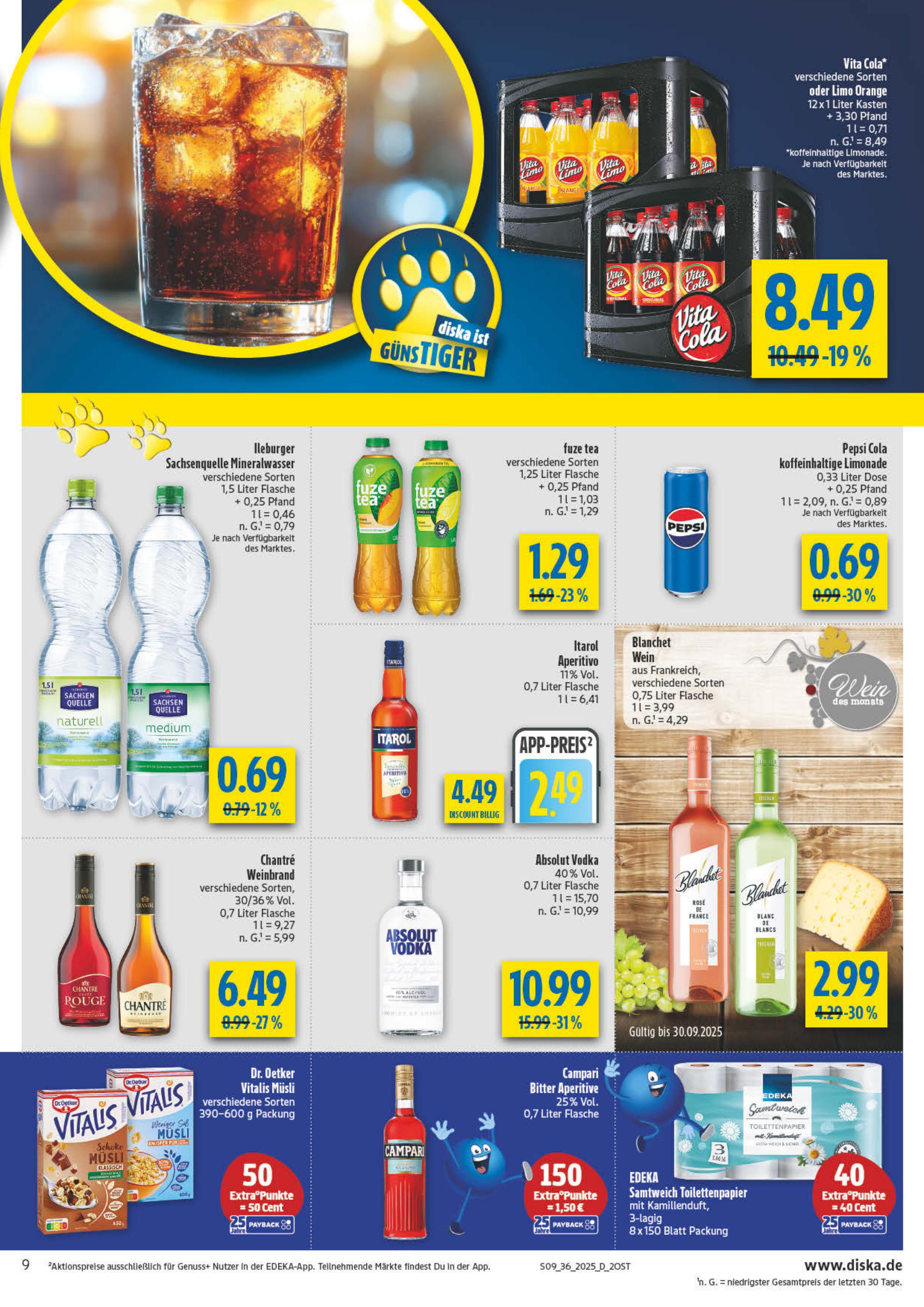 diska - Diska - Ost-Prospekt gültig vom 01.09. bis 06.09. - page: 9