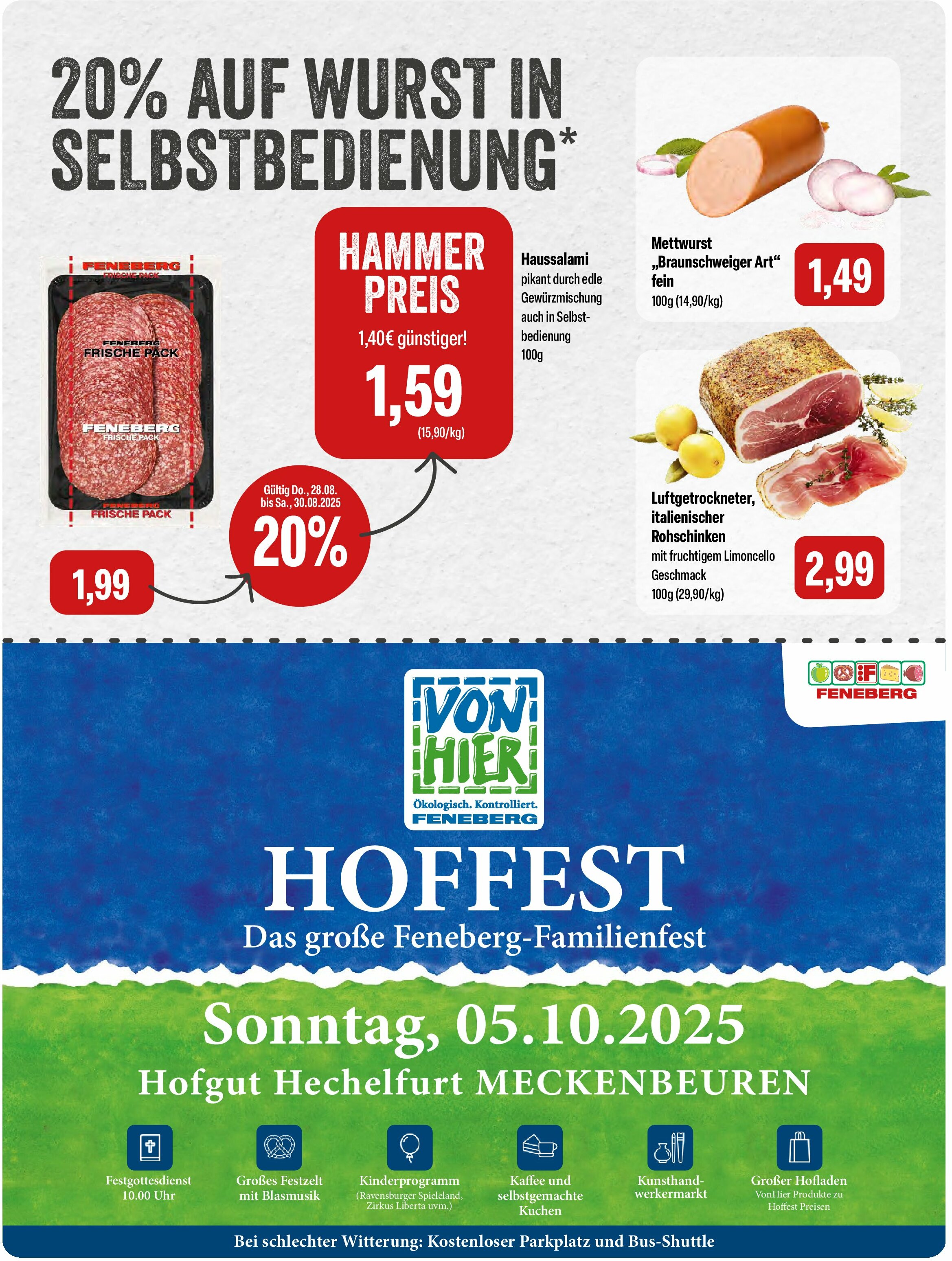 feneberg - Feneberg-Prospekt gültig vom 28.08. bis 30.08. - page: 2