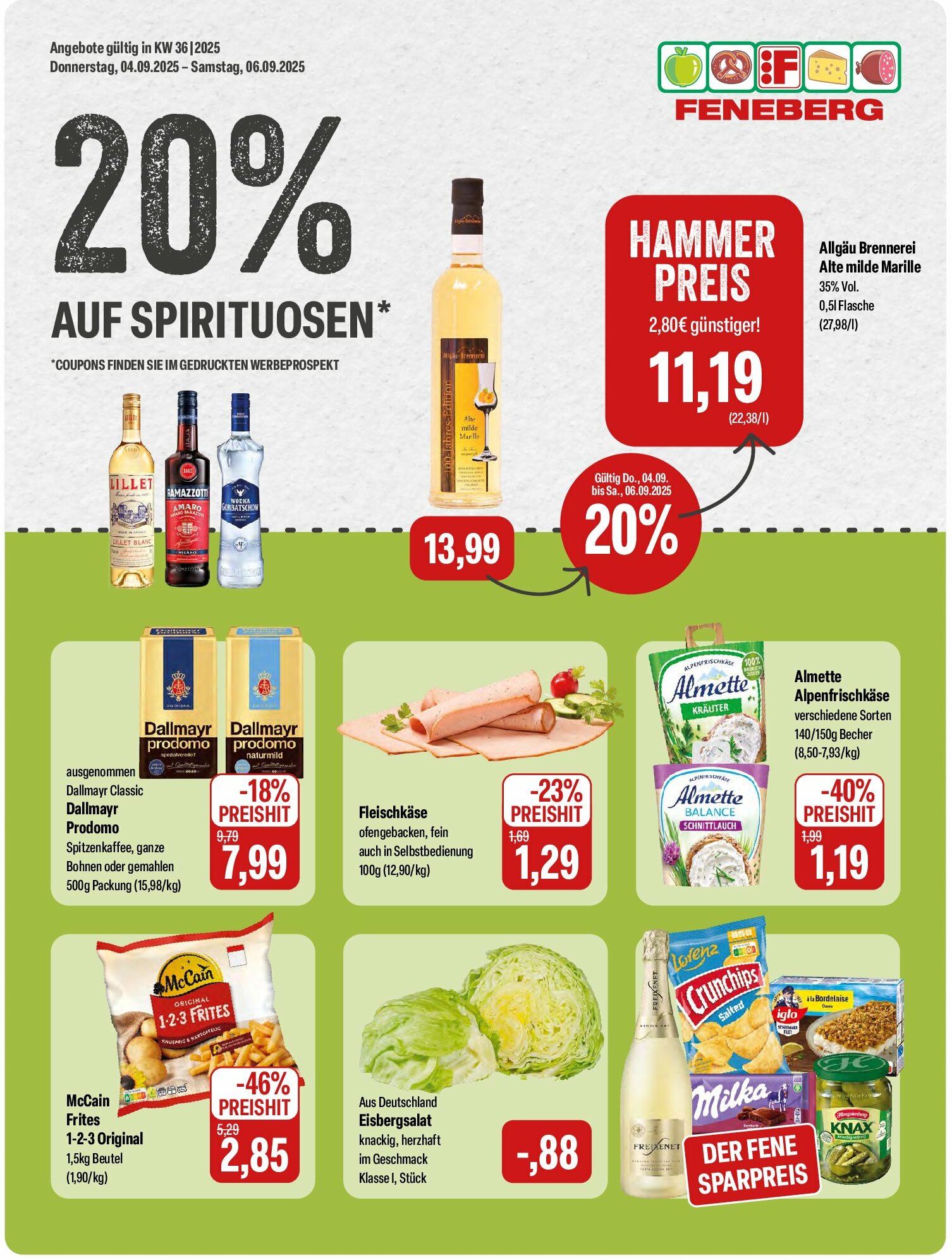 feneberg - Feneberg-Prospekt gültig vom 04.09. bis 06.09. - page: 1