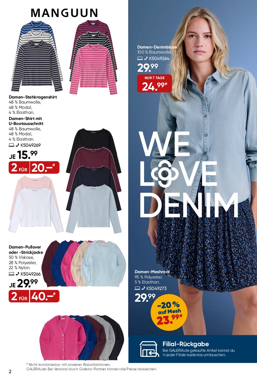 galeria - Galeria-Prospekt gültig vom 03.09. bis 09.09. - page: 2