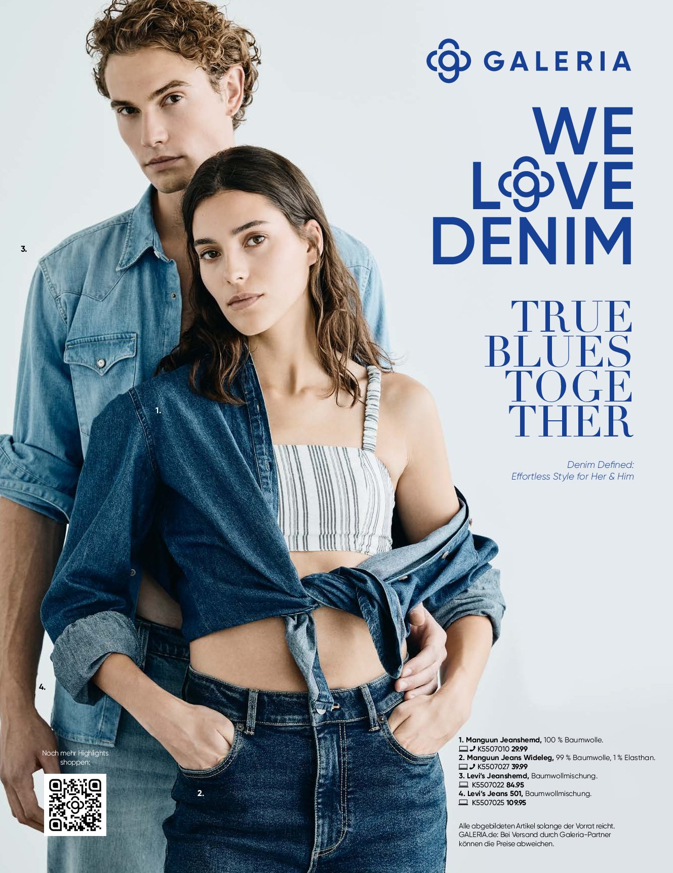 galeria - Galeria - Denim-Prospekt gültig vom 03.09. bis 09.09. - page: 1