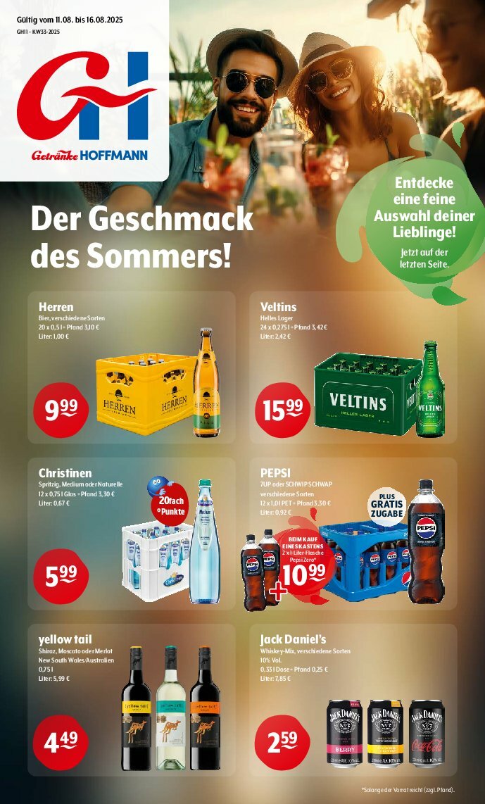 getraenke-hoffmann - Getränke Hoffmann-Prospekt gültig vom 11.08. bis 16.08.