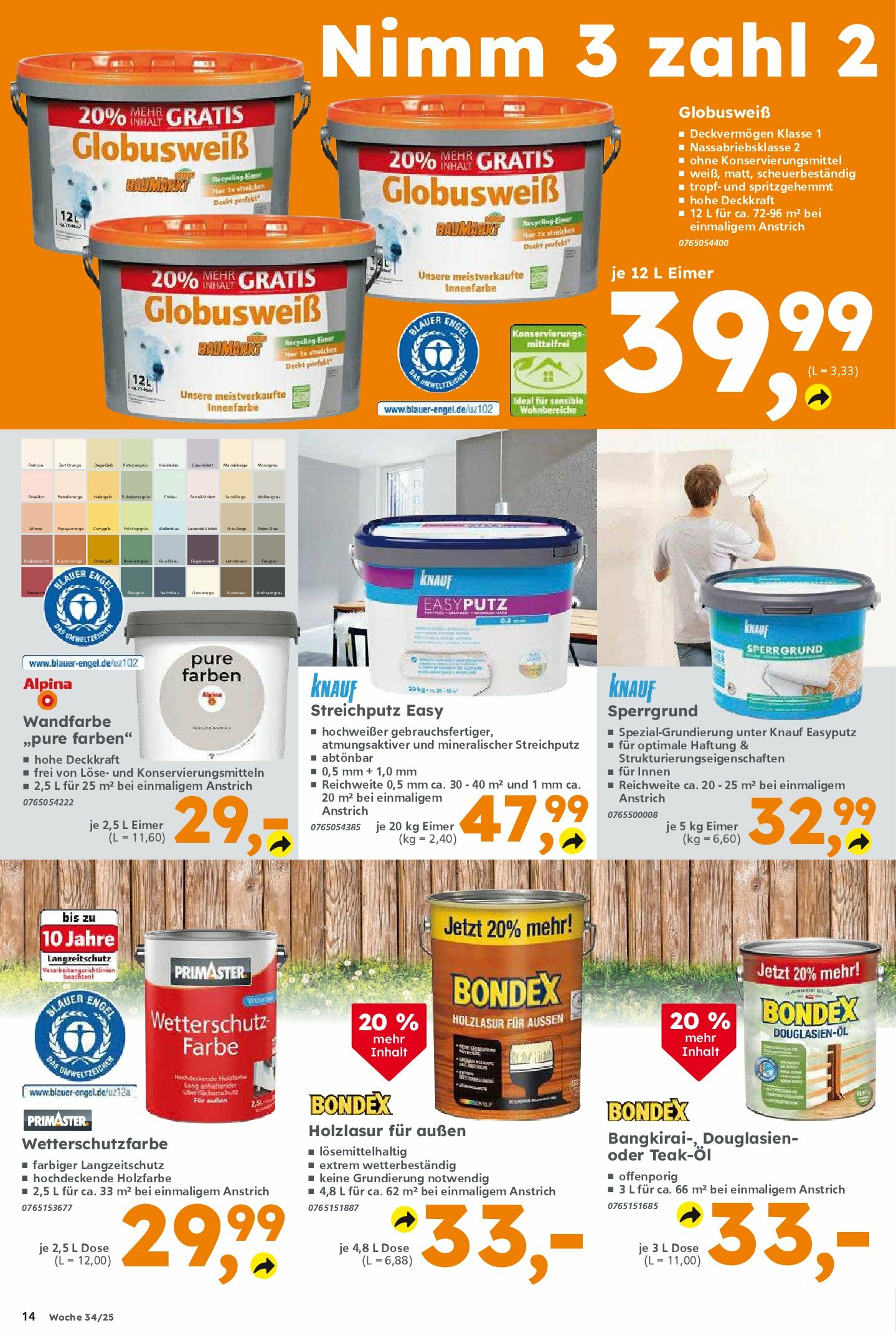 globus-baumarkt - Globus Baumarkt-Prospekt gültig vom 18.08. bis 23.08. - page: 14