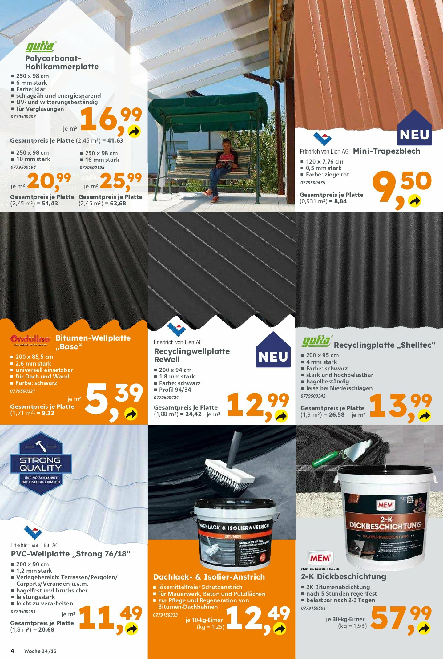 globus-baumarkt - Globus Baumarkt-Prospekt gültig vom 18.08. bis 23.08. - page: 4