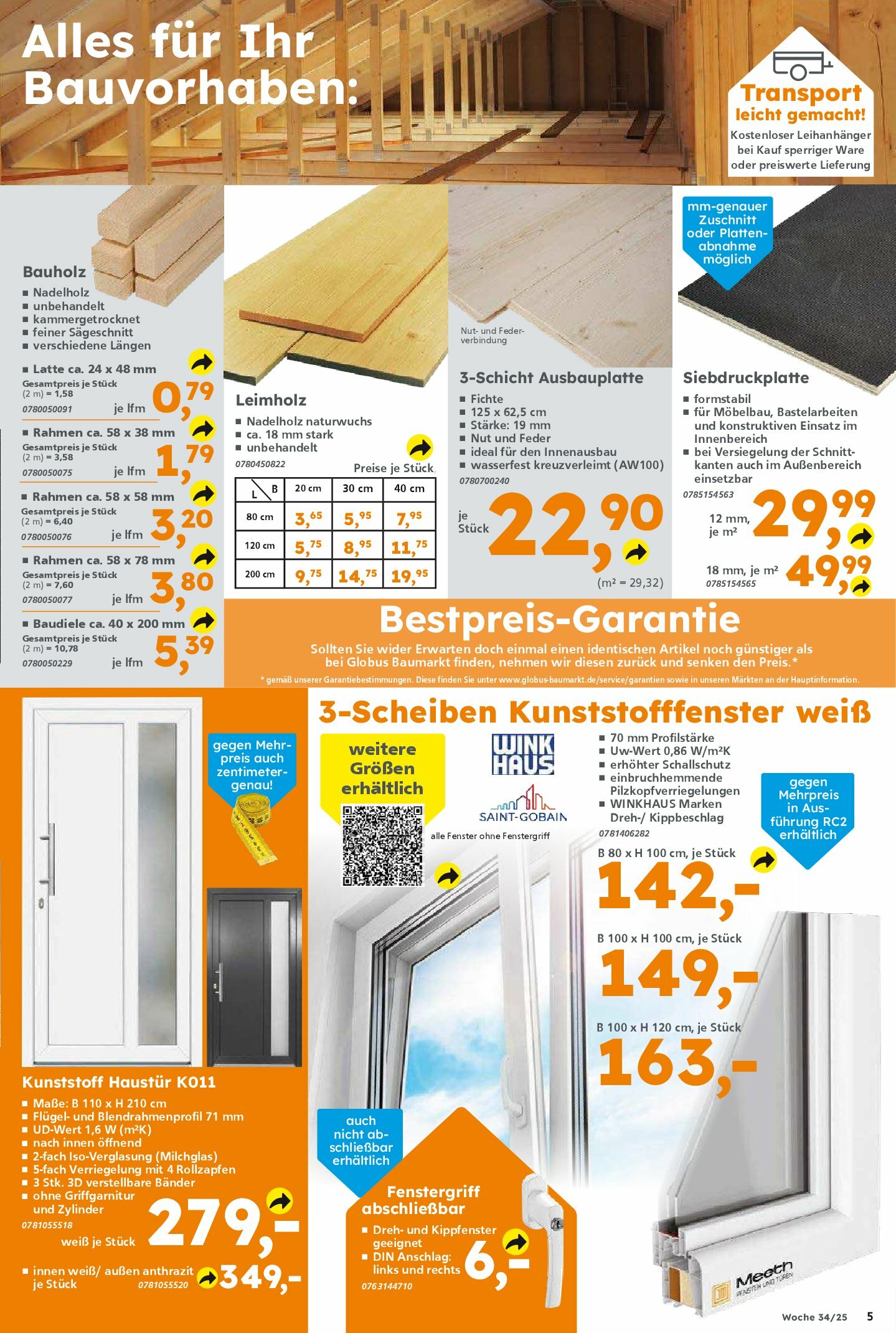 globus-baumarkt - Globus Baumarkt-Prospekt gültig vom 18.08. bis 23.08. - page: 5