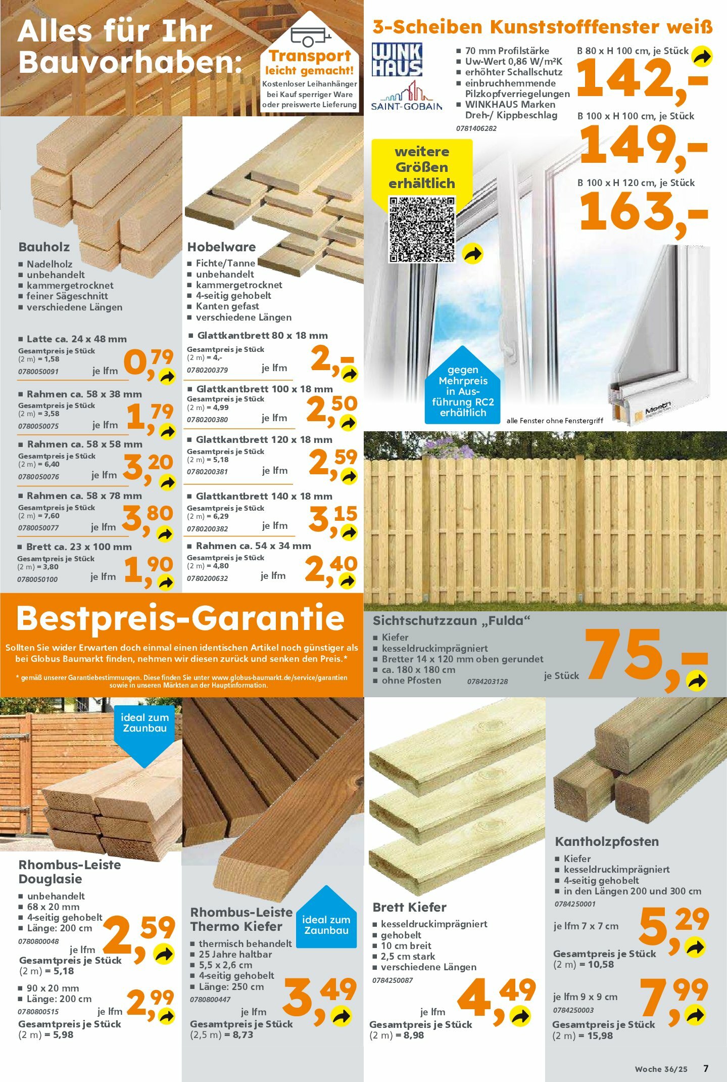 globus-baumarkt - Globus Baumarkt-Prospekt gültig vom 31.08. bis 06.09. - page: 7