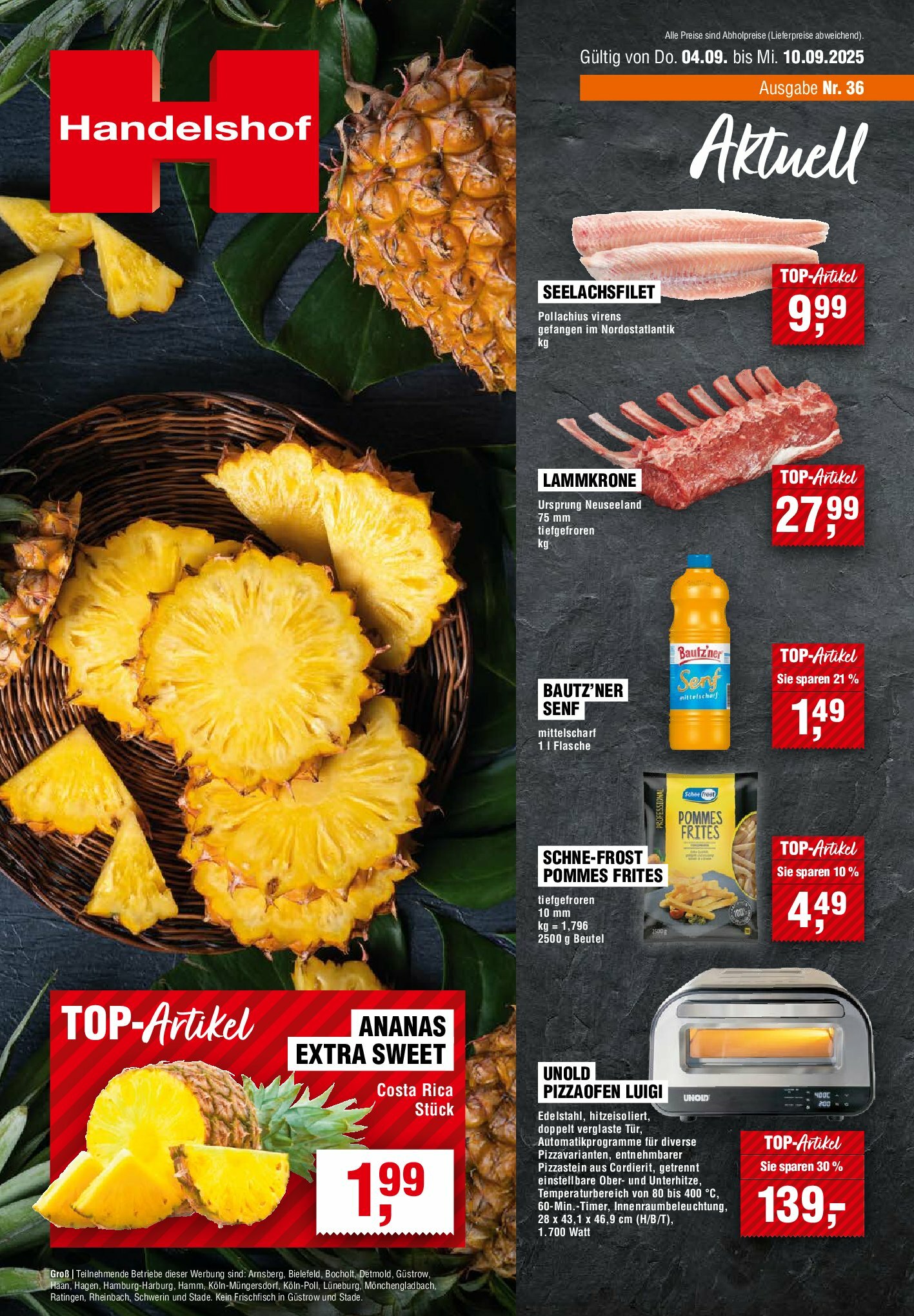 handelshof - Handelshof-Prospekt gültig vom 04.09. bis 10.09.