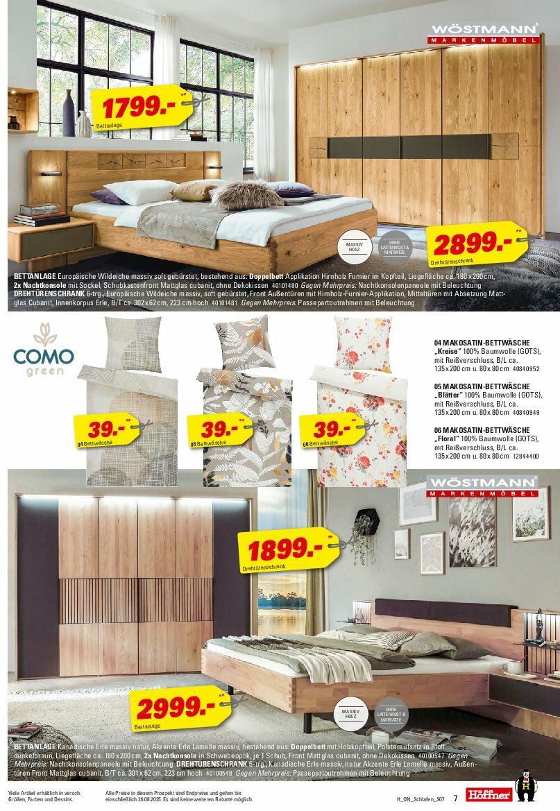 hoeffner - Höffner - Schlafen Spezial-Prospekt gültig vom 13.08. bis 26.08. - page: 7