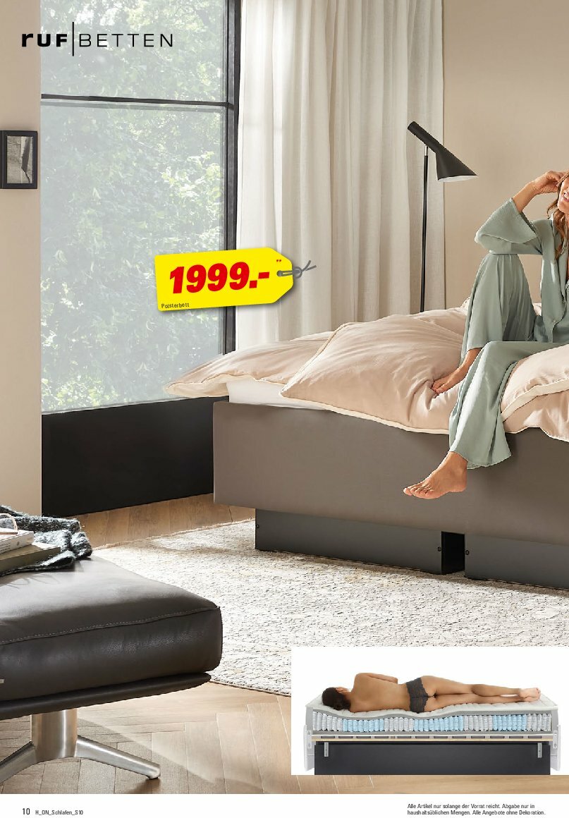 hoeffner - Höffner - Schlafen Spezial-Prospekt gültig vom 13.08. bis 26.08. - page: 10