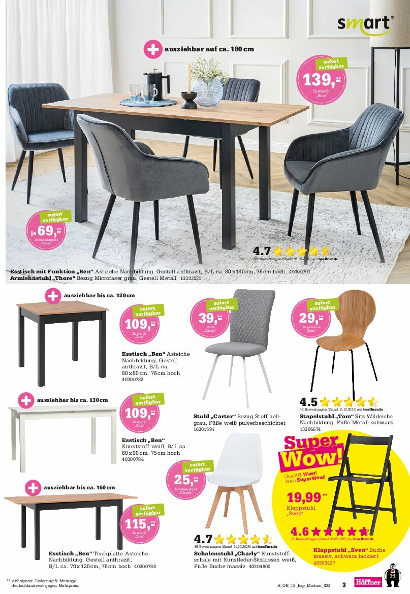 hoeffner - Höffner - Express Spezial-Prospekt gültig vom 13.08. bis 26.08. - page: 3