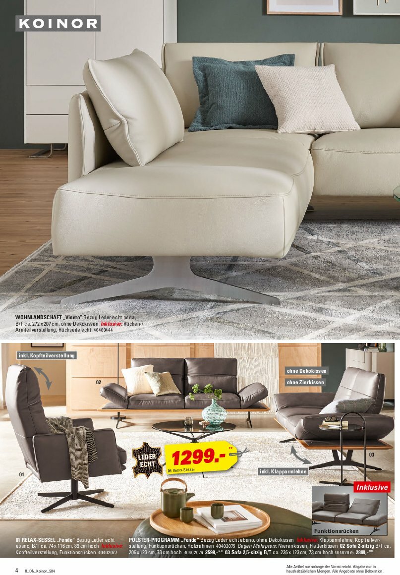 hoeffner - Höffner - Koinor-Prospekt gültig vom 13.08. bis 26.08. - page: 4