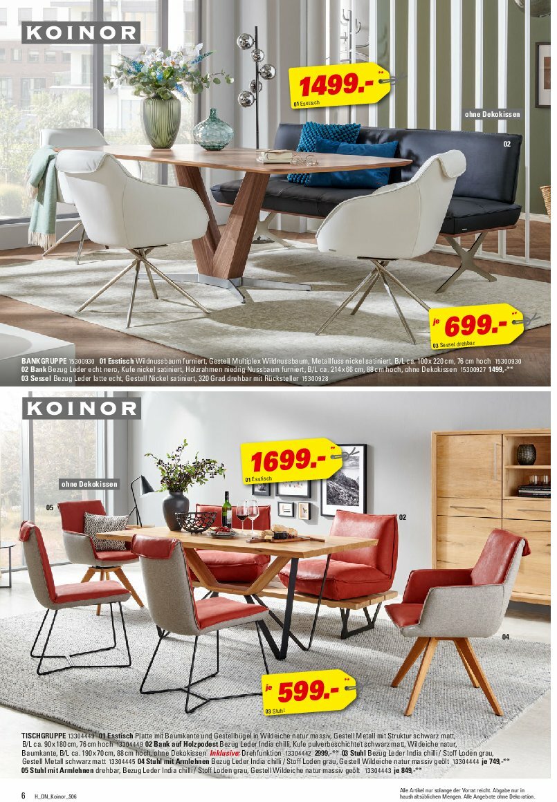 hoeffner - Höffner - Koinor-Prospekt gültig vom 13.08. bis 26.08. - page: 6