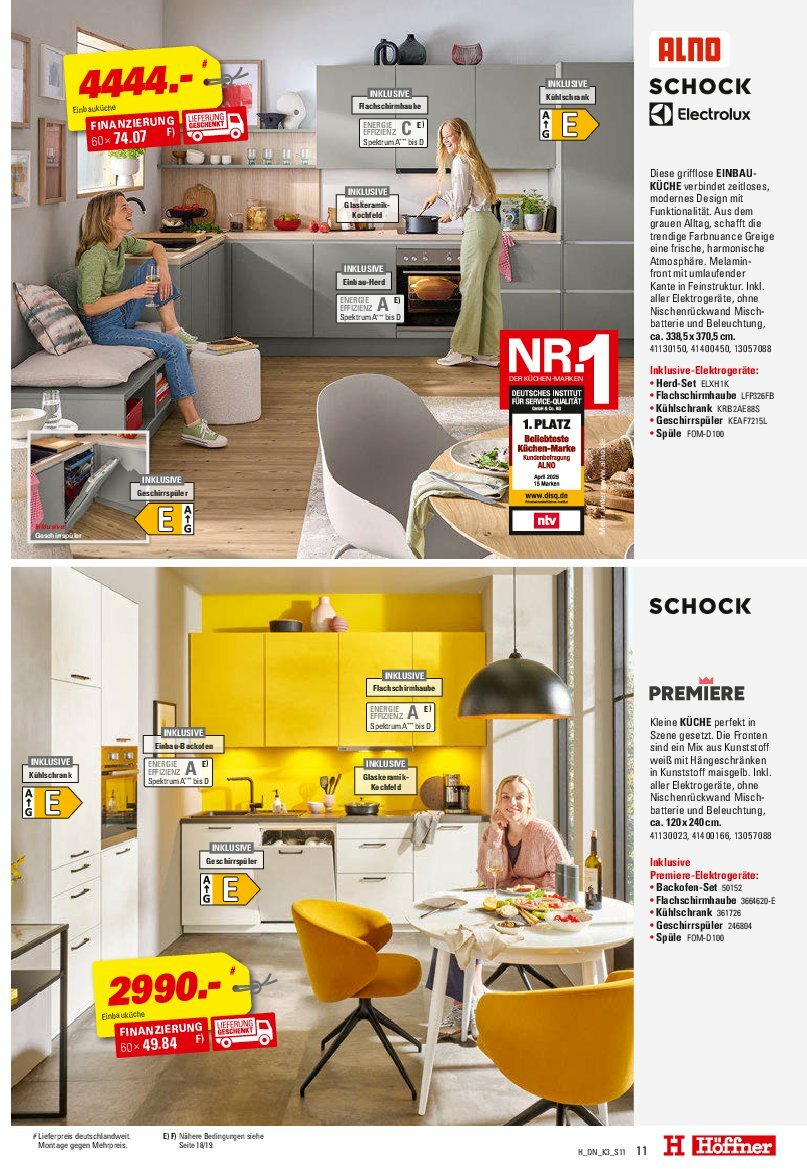 hoeffner - Höffner - Küchen-Prospekt gültig vom 13.08. bis 30.11. - page: 11