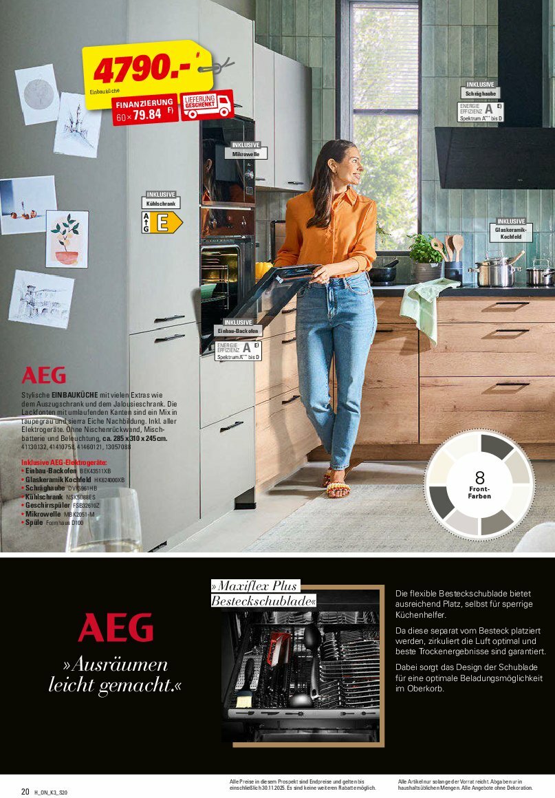 hoeffner - Höffner - Küchen-Prospekt gültig vom 13.08. bis 30.11. - page: 20