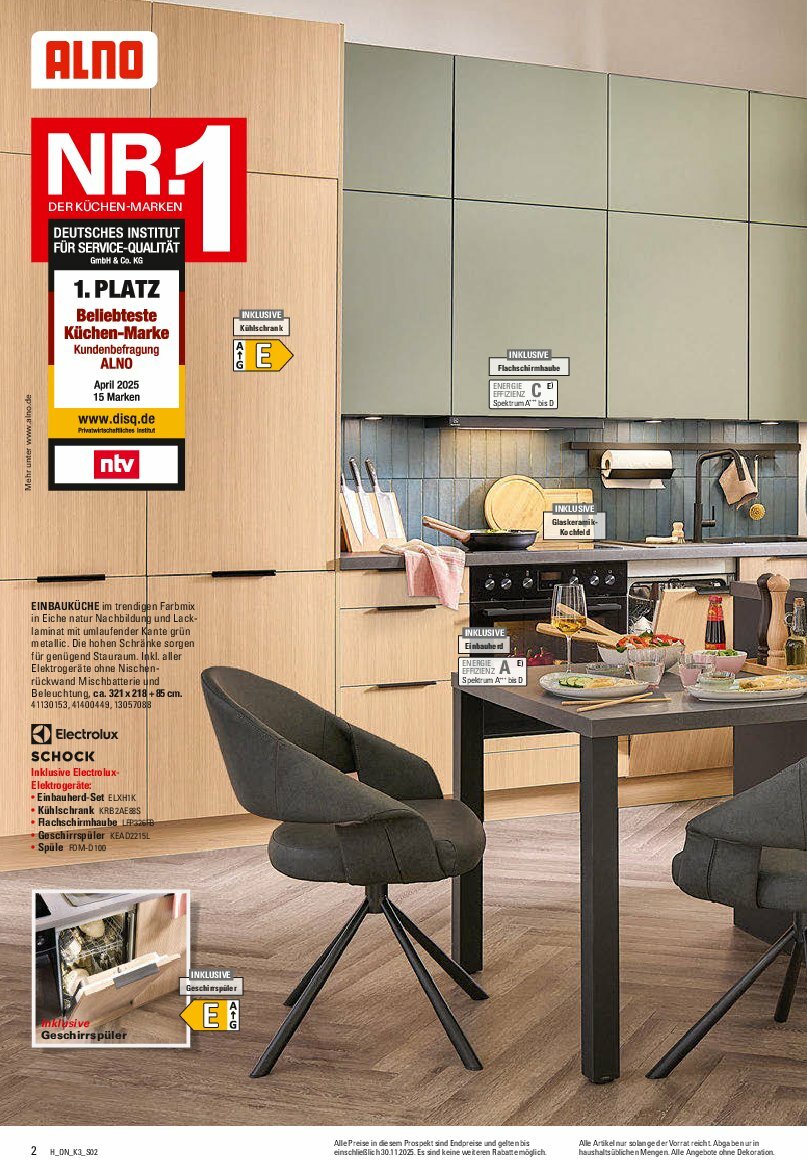 hoeffner - Höffner - Küchen-Prospekt gültig vom 13.08. bis 30.11. - page: 2