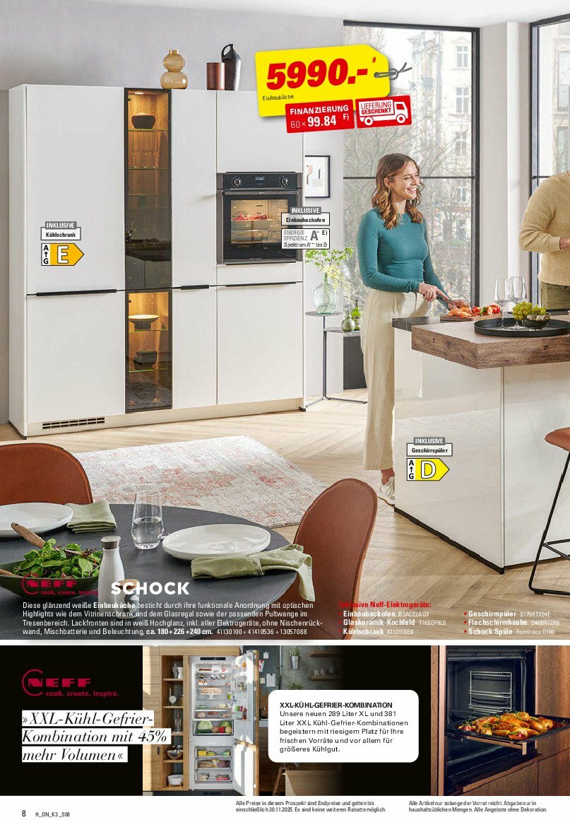 hoeffner - Höffner - Küchen-Prospekt gültig vom 13.08. bis 30.11. - page: 8