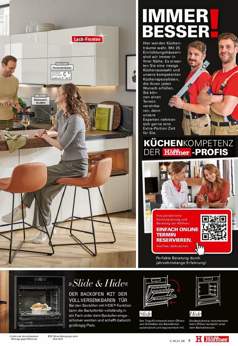 hoeffner - Höffner - Küchen-Prospekt gültig vom 13.08. bis 30.11. - page: 9