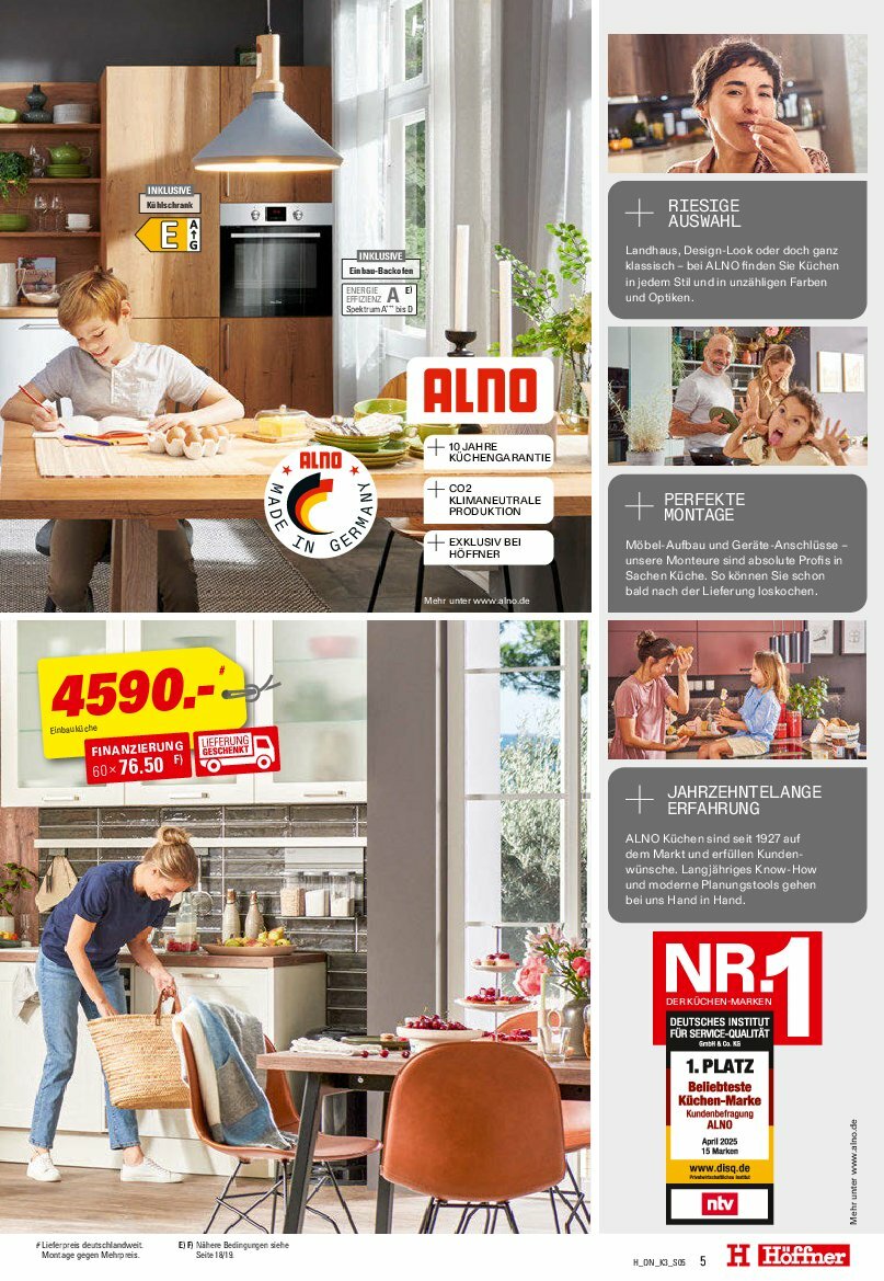 hoeffner - Höffner - Küchen-Prospekt gültig vom 13.08. bis 30.11. - page: 5