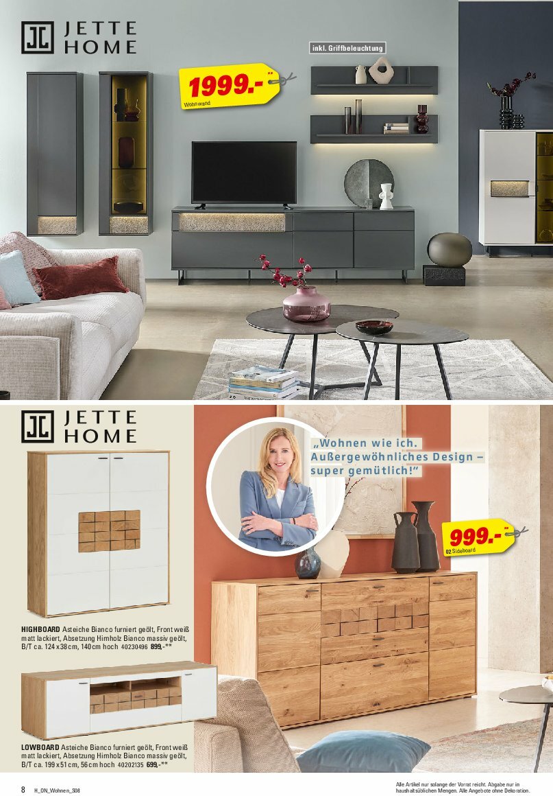 hoeffner - Höffner - Wohnen Spezial-Prospekt gültig vom 13.08. bis 09.09. - page: 8