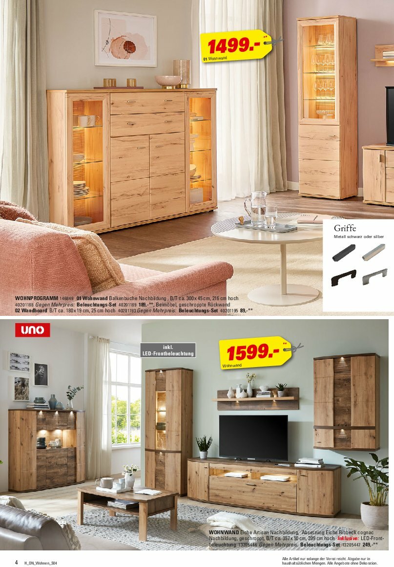hoeffner - Höffner - Wohnen Spezial-Prospekt gültig vom 13.08. bis 09.09. - page: 4