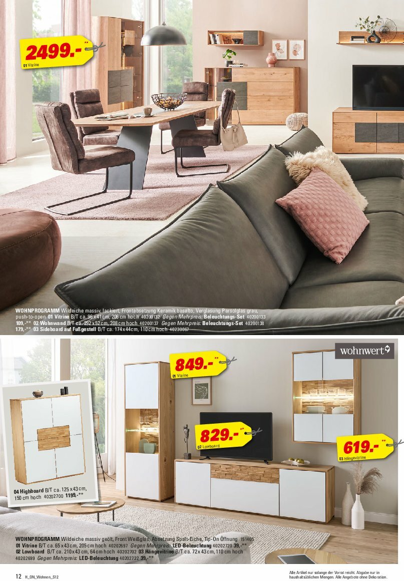 hoeffner - Höffner - Wohnen Spezial-Prospekt gültig vom 13.08. bis 09.09. - page: 12