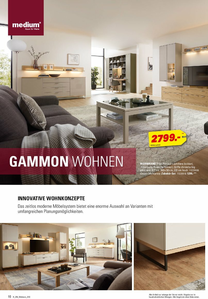 hoeffner - Höffner - Wohnen Spezial-Prospekt gültig vom 13.08. bis 09.09. - page: 10