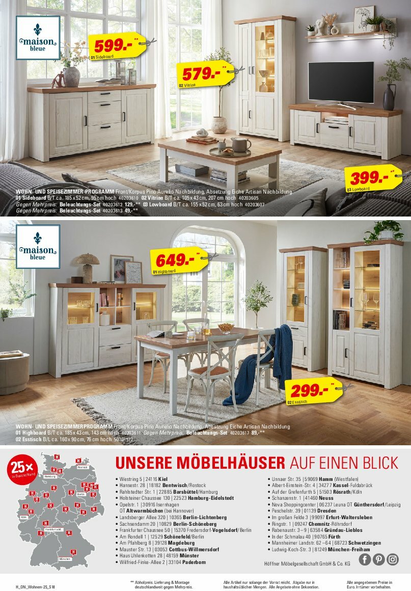 hoeffner - Höffner - Wohnen Spezial-Prospekt gültig vom 13.08. bis 09.09. - page: 18