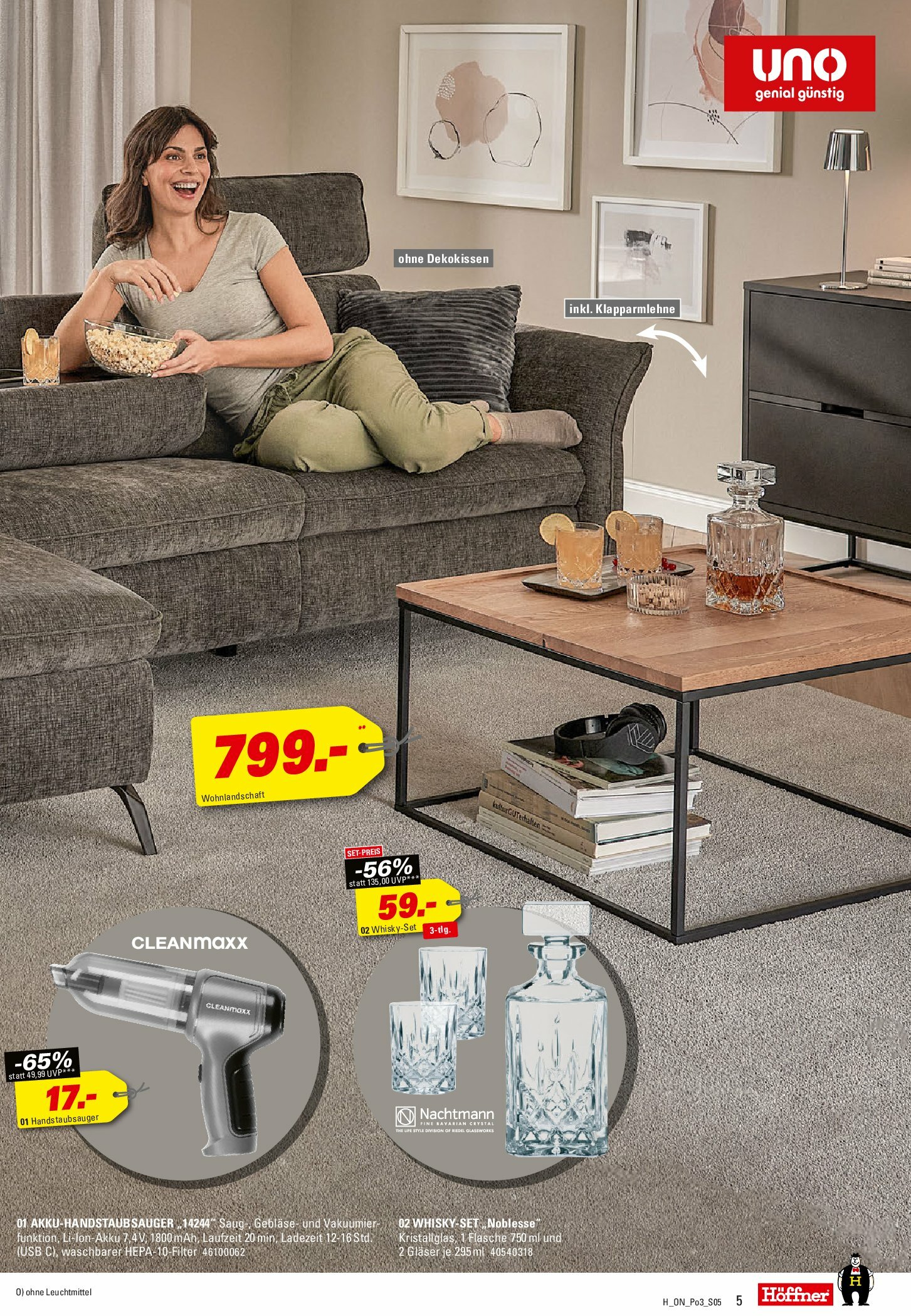 hoeffner - Höffner - Polster Spezial-Prospekt gültig vom 27.08. bis 09.09. - page: 5