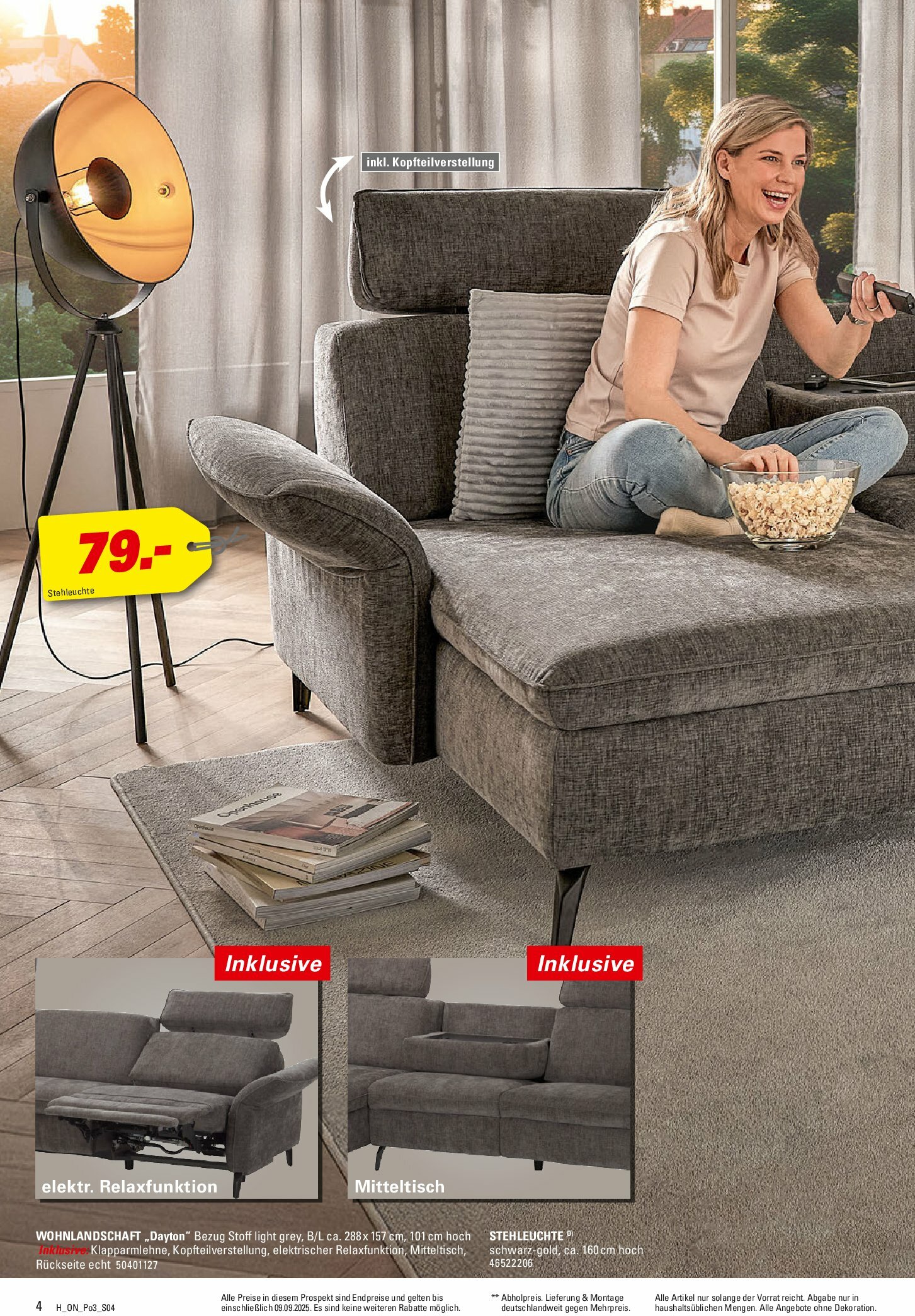 hoeffner - Höffner - Polster Spezial-Prospekt gültig vom 27.08. bis 09.09. - page: 4