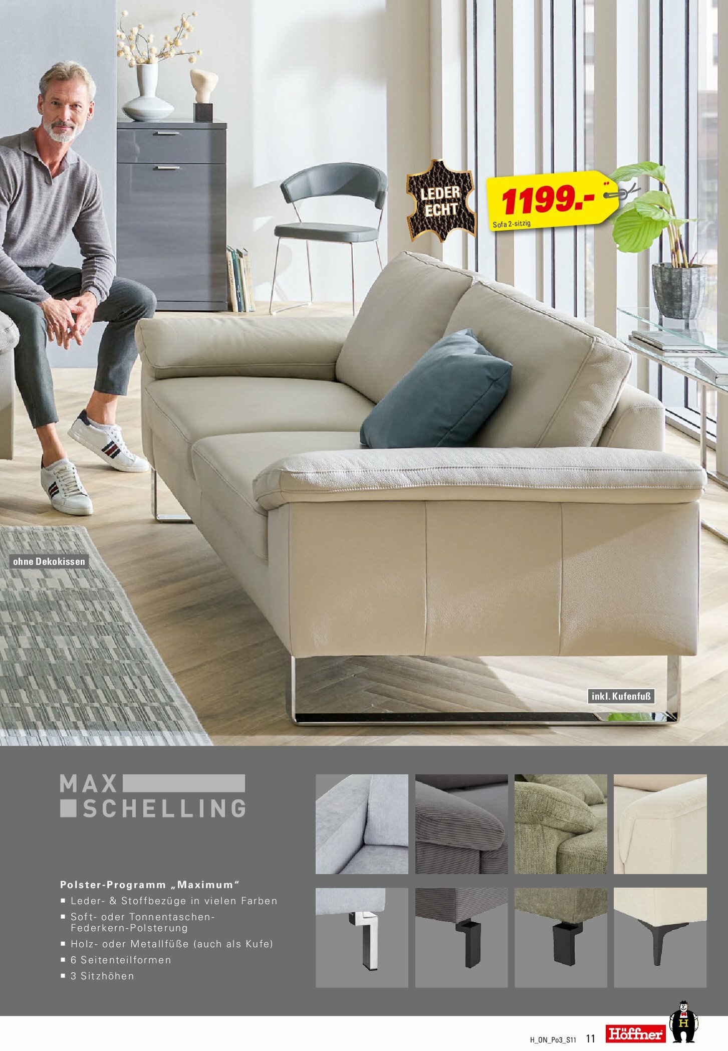 hoeffner - Höffner - Polster Spezial-Prospekt gültig vom 27.08. bis 09.09. - page: 11