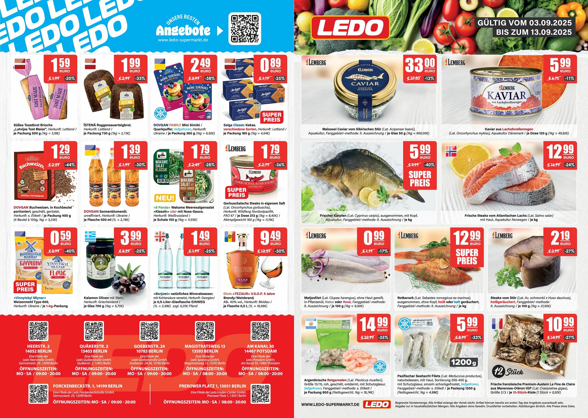 ledo - LEDO - Berlin & Potsdam-Prospekt gültig vom 03.09. bis 13.09. - page: 1