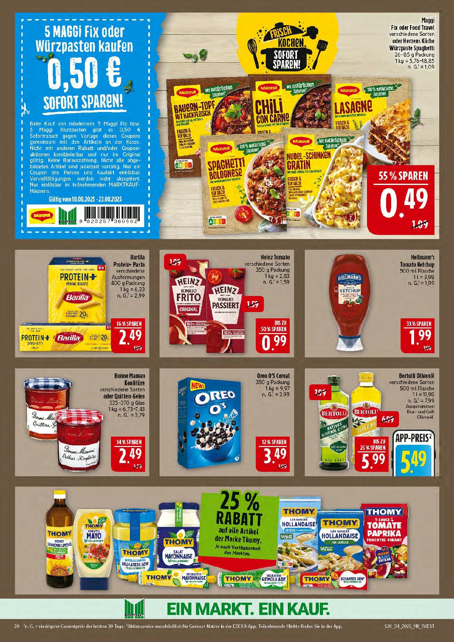 marktkauf - Marktkauf-Prospekt gültig vom 18.08. bis 23.08. - page: 20