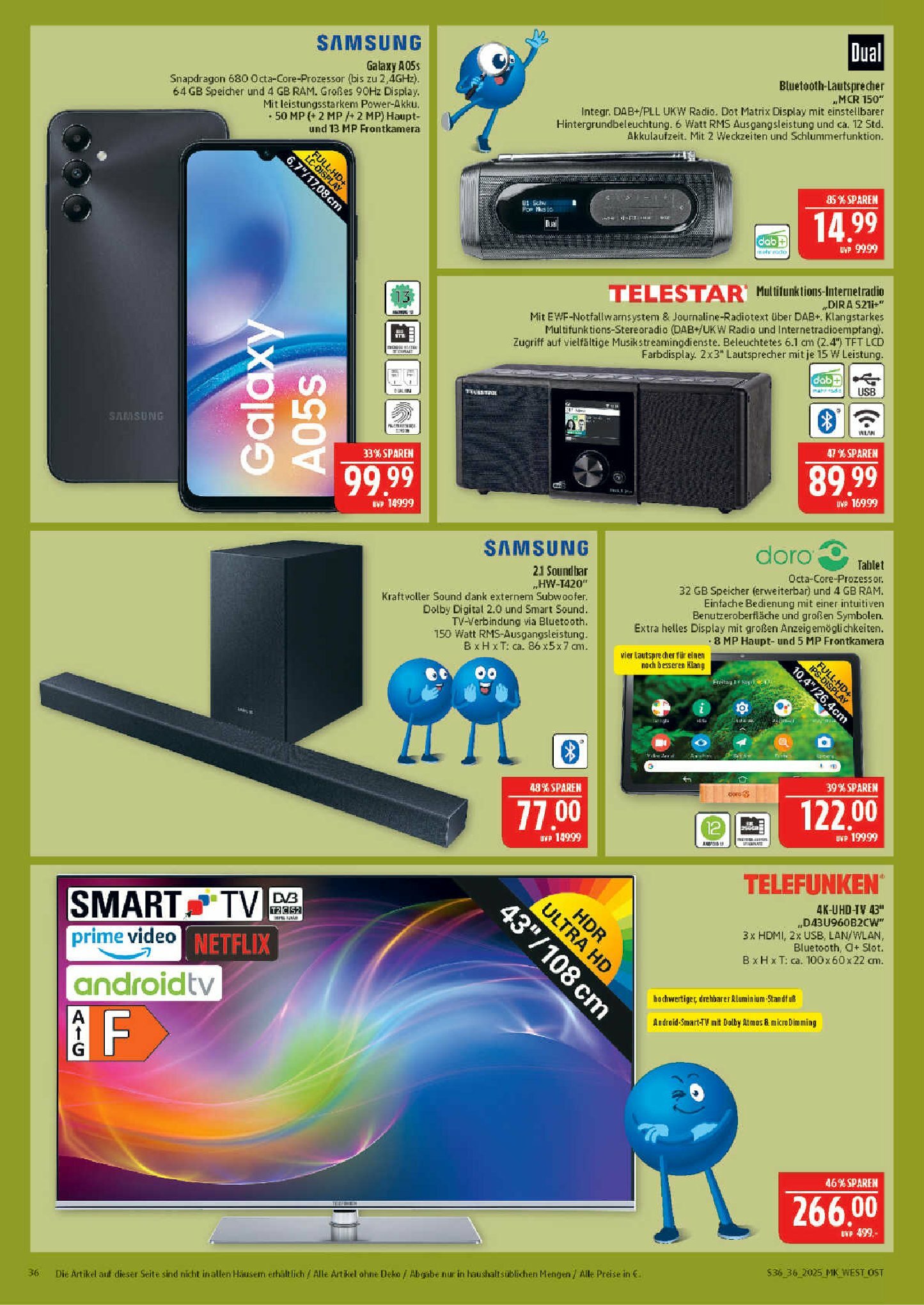 marktkauf - Marktkauf-Prospekt gültig vom 01.09. bis 06.09. - page: 36