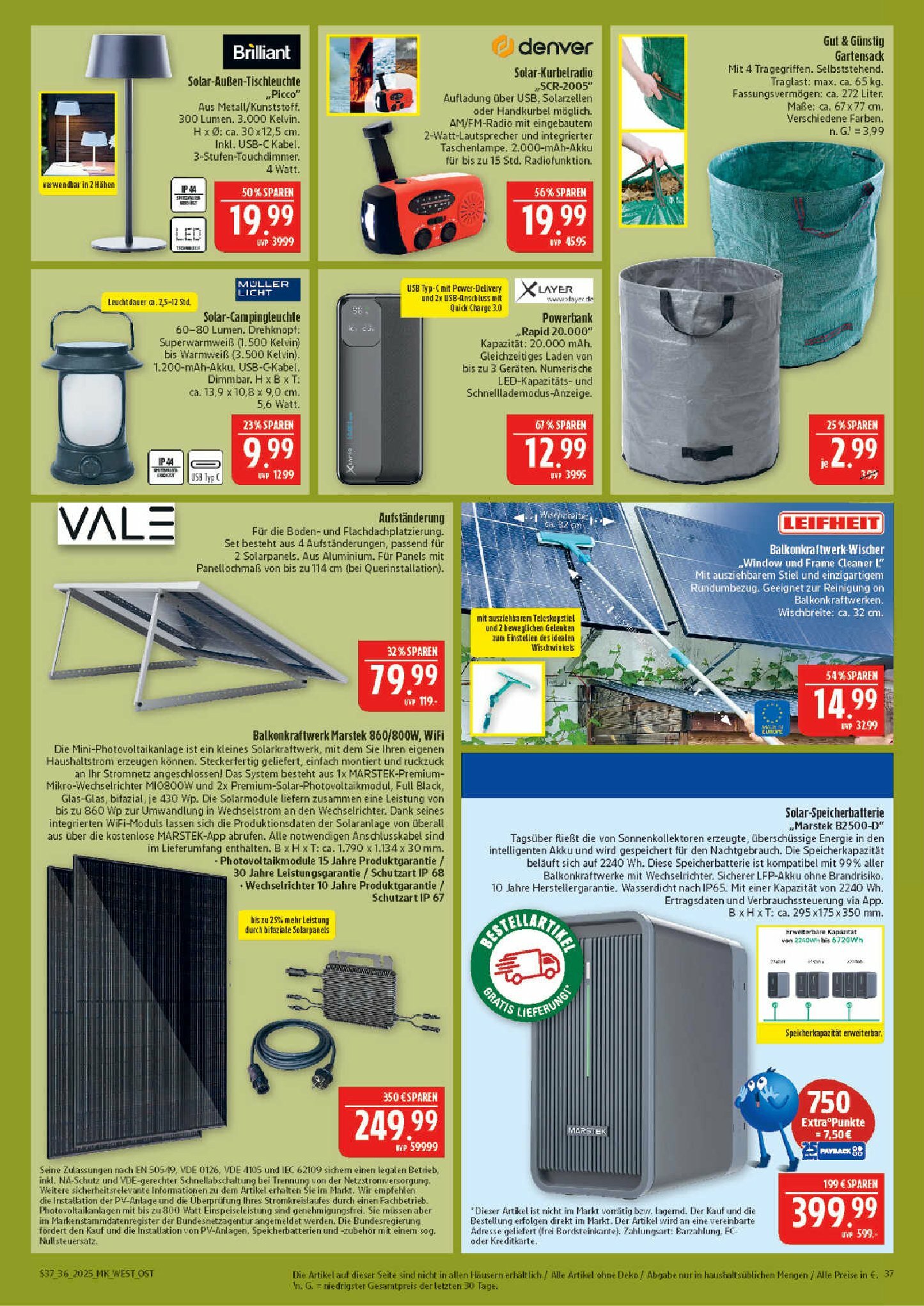 marktkauf - Marktkauf-Prospekt gültig vom 01.09. bis 06.09. - page: 37