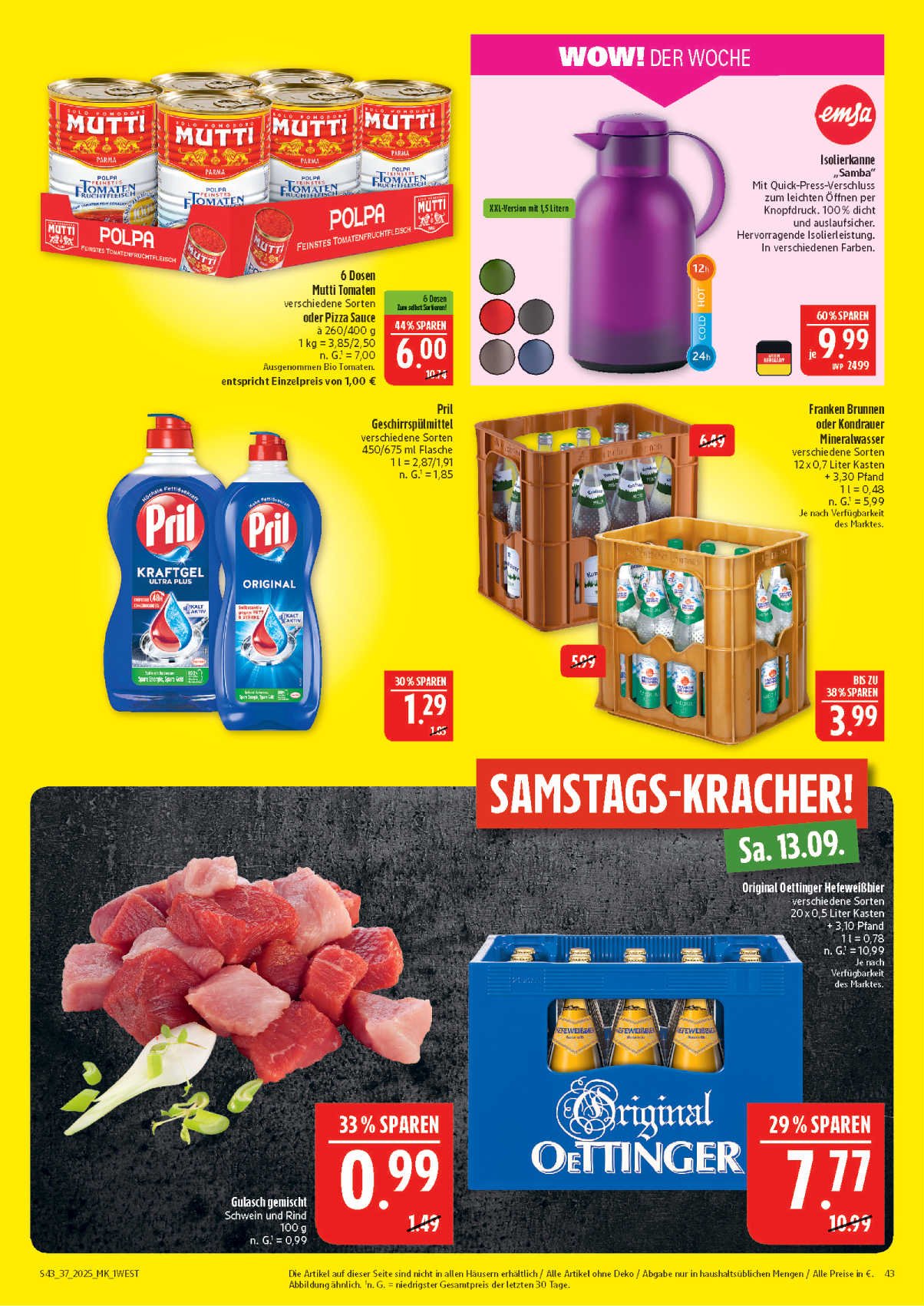 marktkauf - Marktkauf-Prospekt gültig vom 08.09. bis 13.09. - page: 43