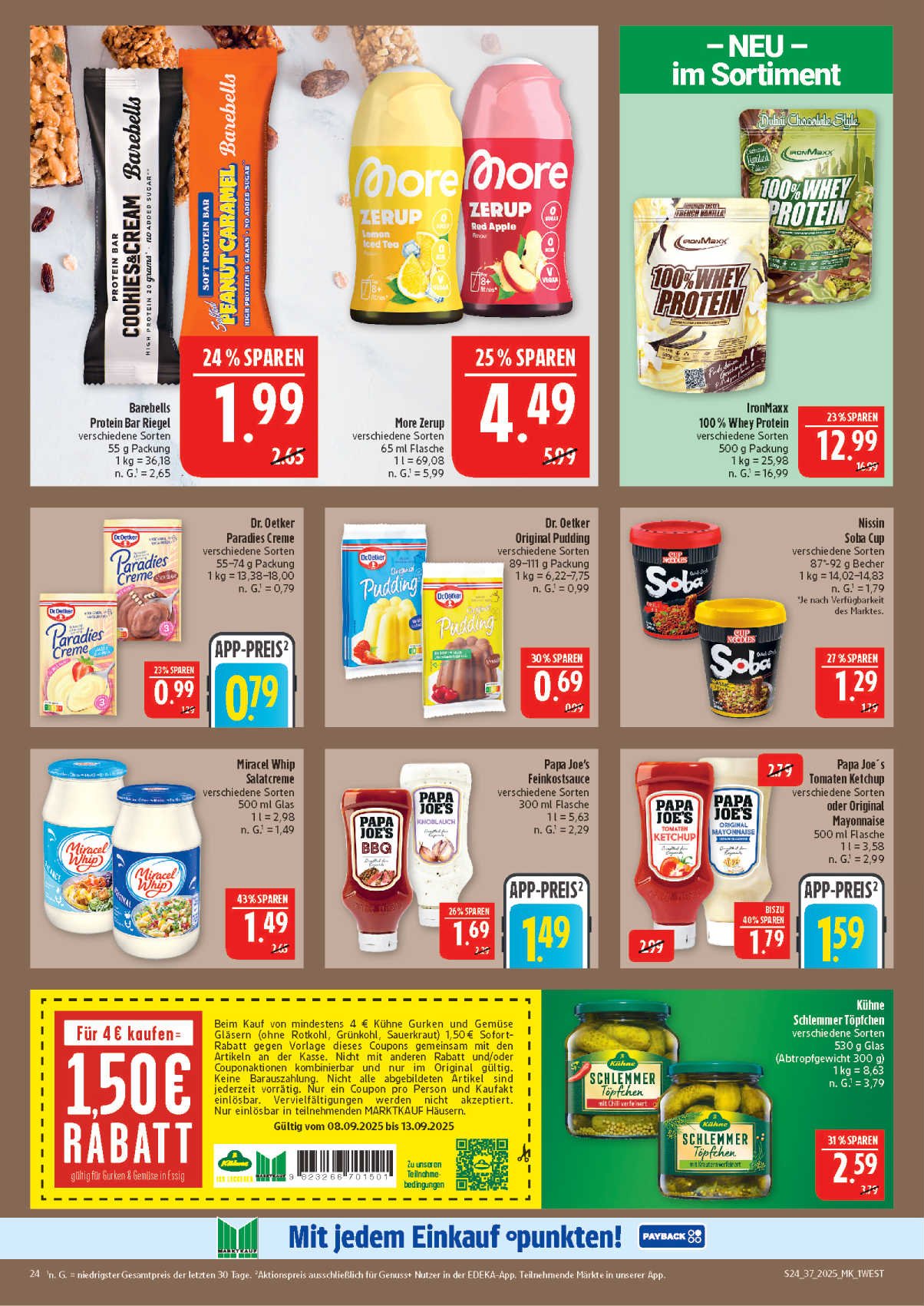 marktkauf - Marktkauf-Prospekt gültig vom 08.09. bis 13.09. - page: 24