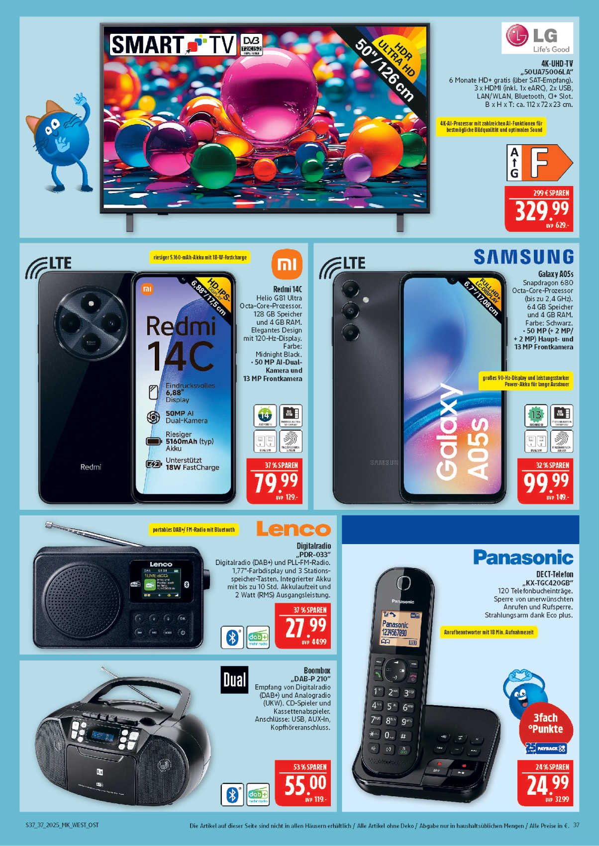 marktkauf - Marktkauf-Prospekt gültig vom 08.09. bis 13.09. - page: 37