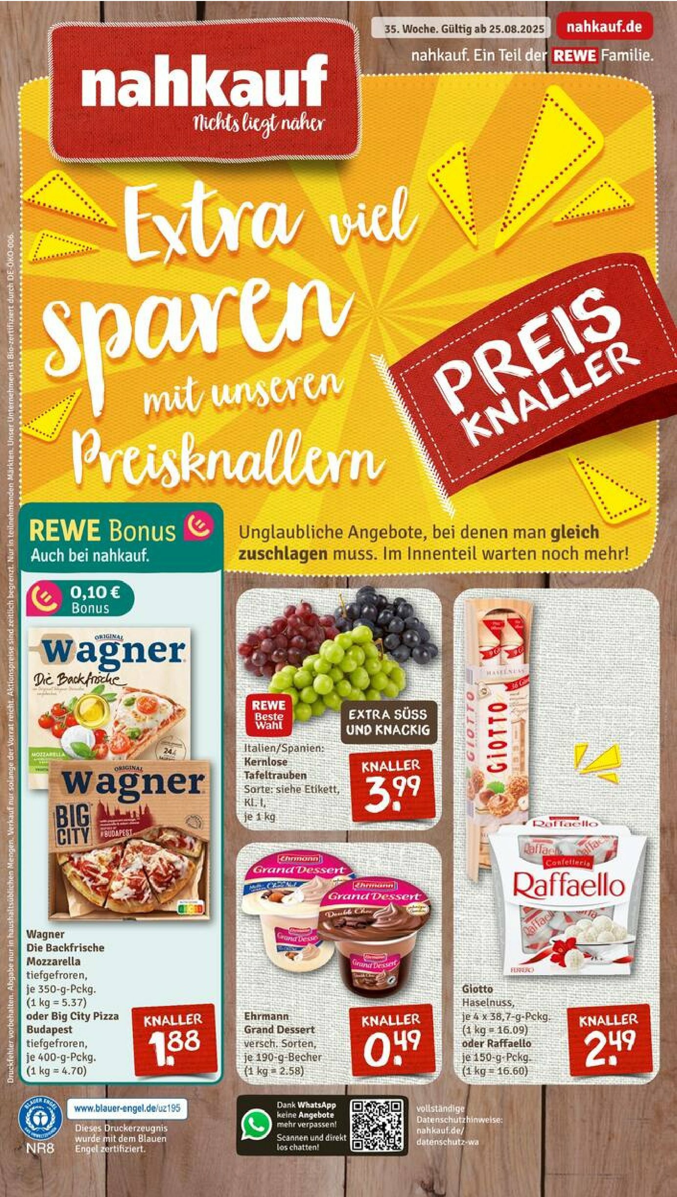 nahkauf - Nahkauf-Prospekt gültig vom 25.08. bis 30.08.