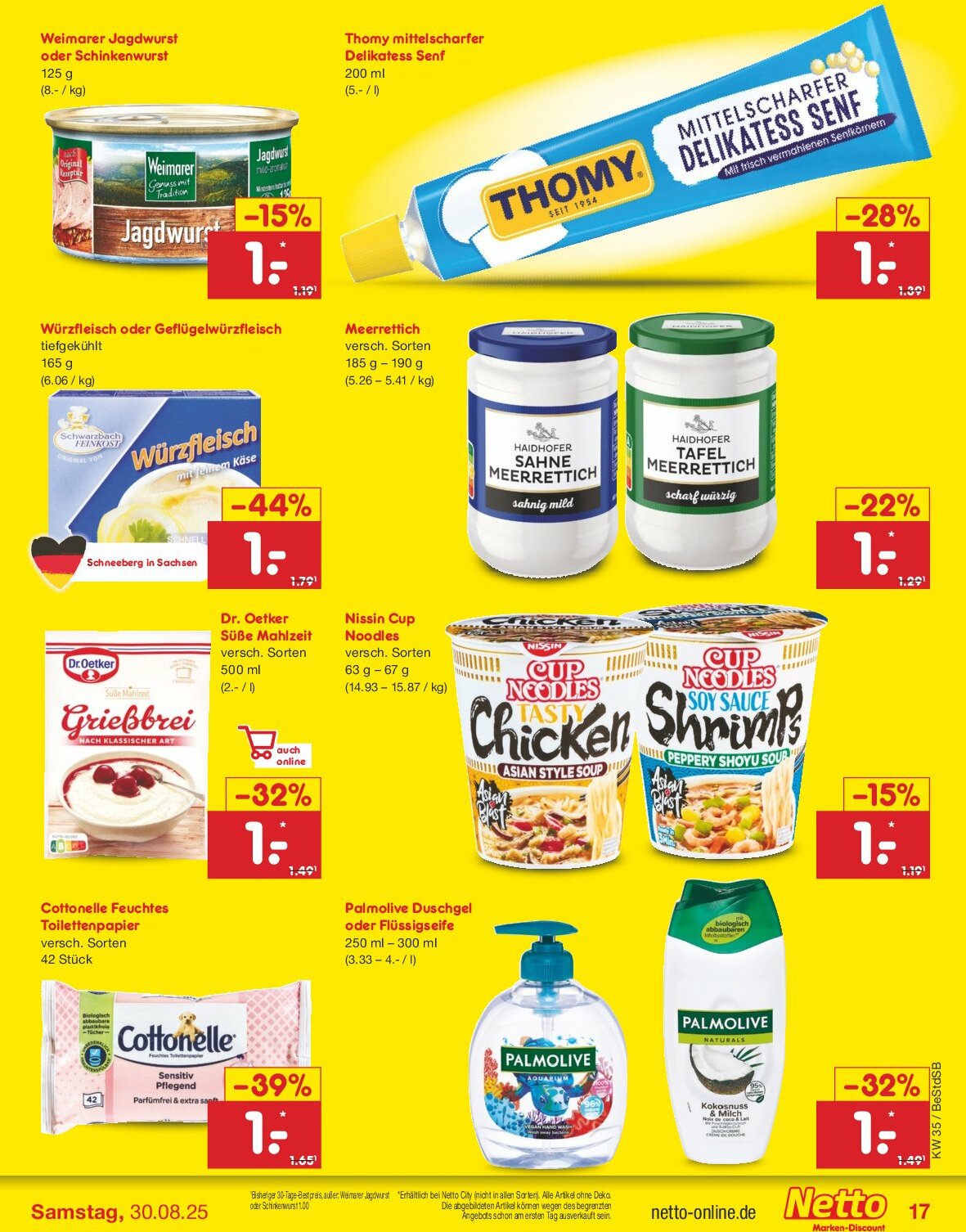 netto-marken-discount - Netto Marken Discount-Prospekt gültig vom 25.08. bis 30.08. - page: 23
