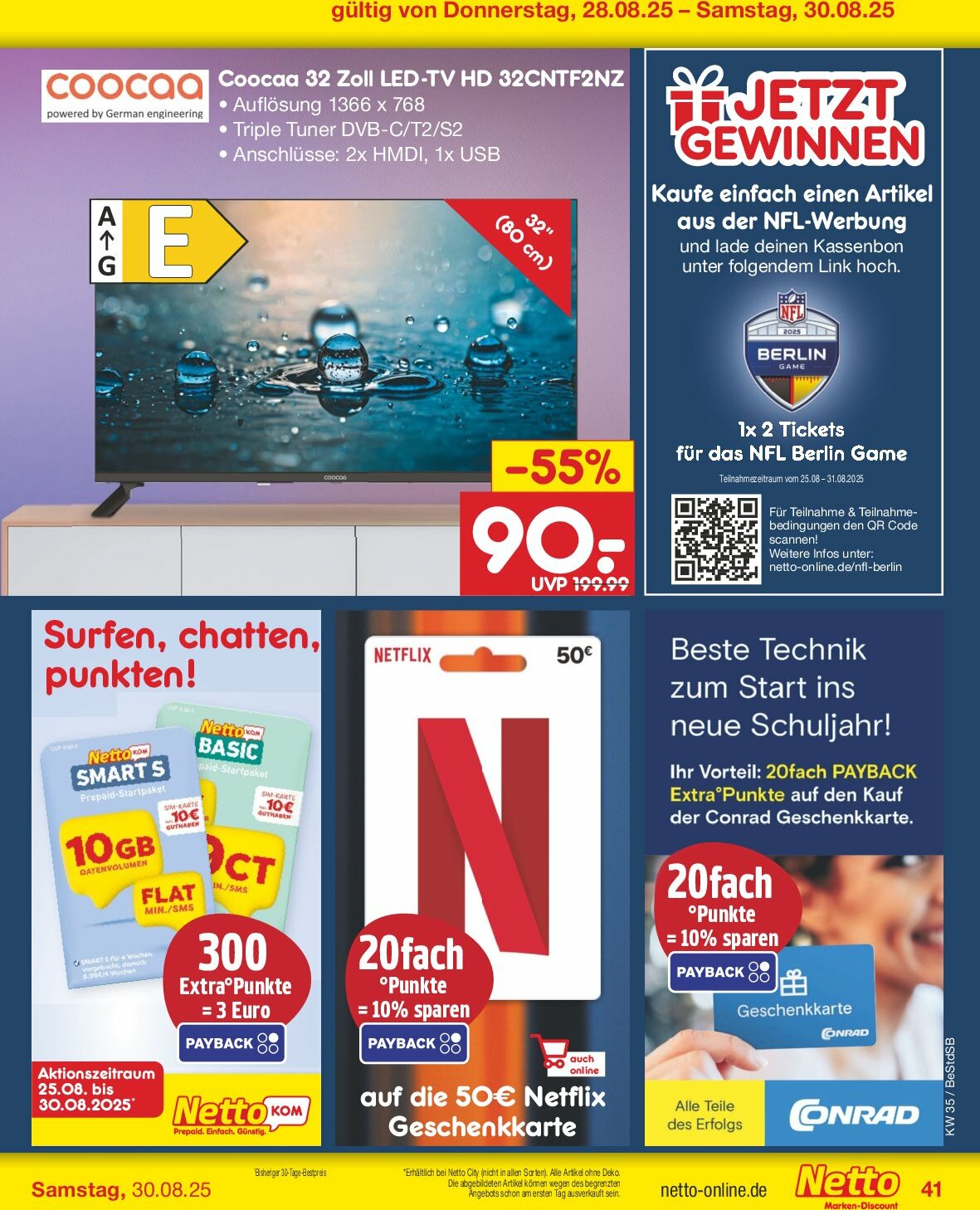 netto-marken-discount - Netto Marken Discount-Prospekt gültig vom 25.08. bis 30.08. - page: 59