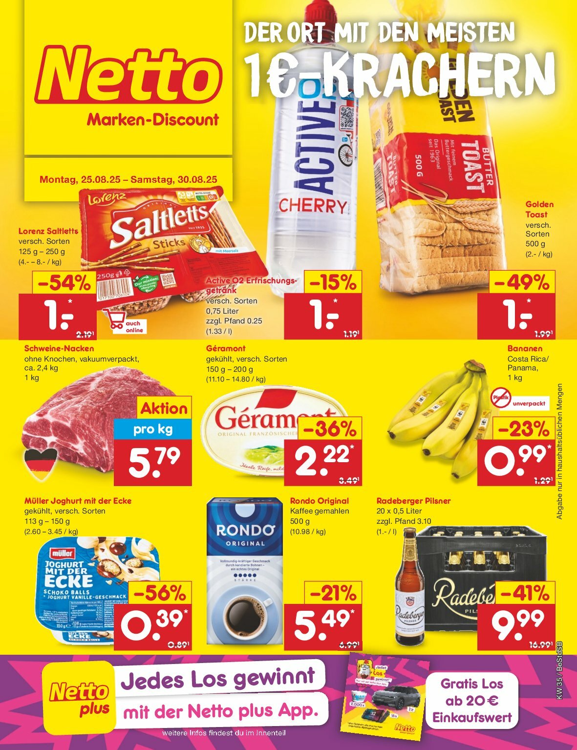 netto-marken-discount - Netto Marken Discount-Prospekt gültig vom 25.08. bis 30.08.