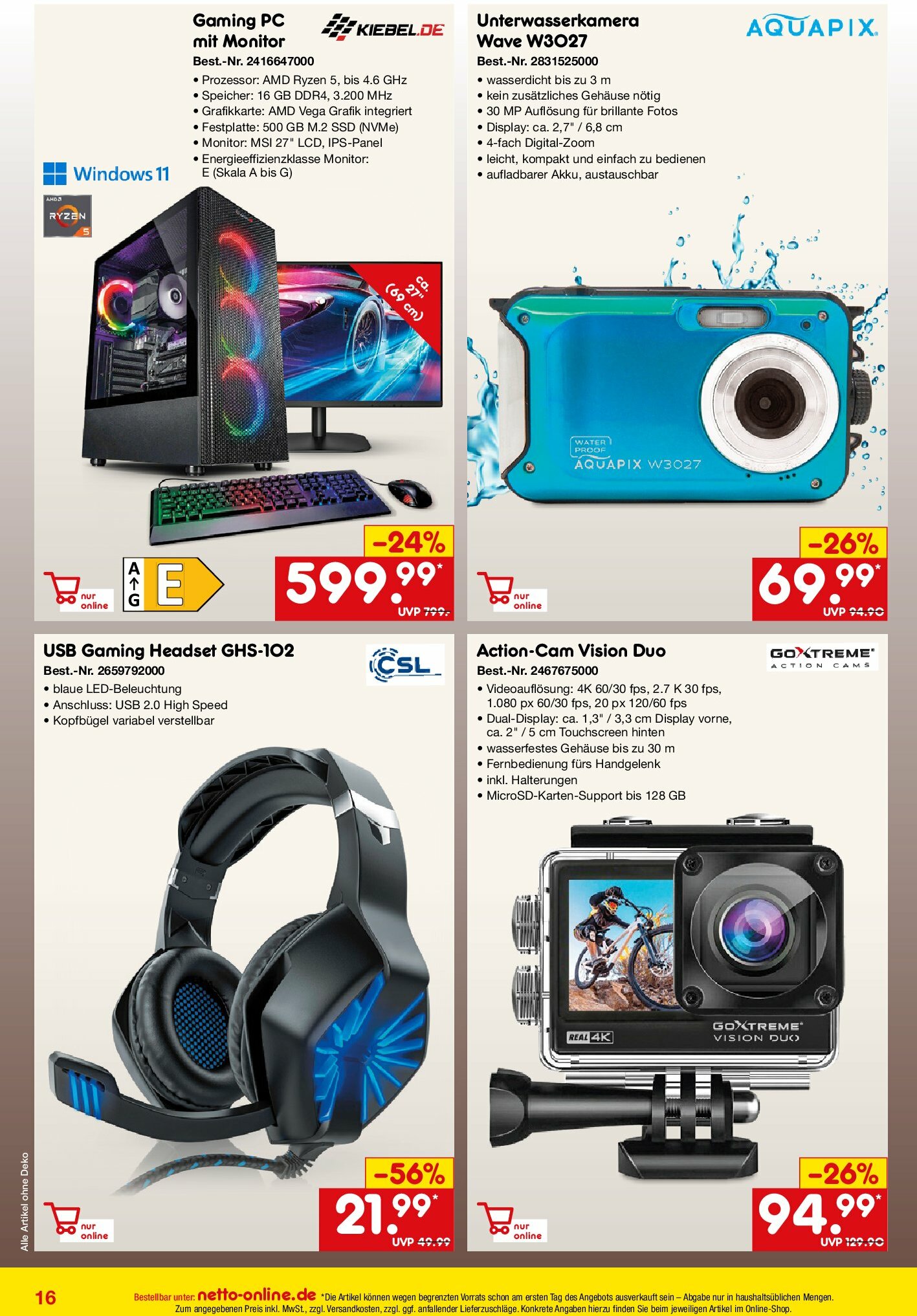 netto-marken-discount - Netto Marken Discount - Exclusive Angebote-Prospekt gültig vom 01.09. bis 30.09. - page: 16