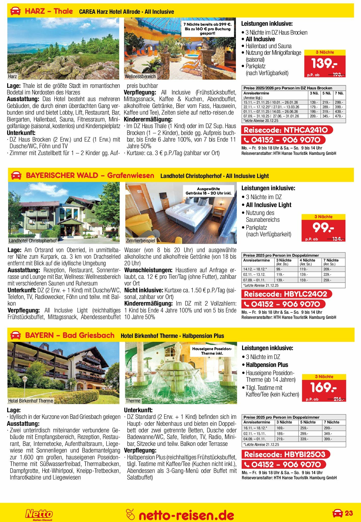 netto-marken-discount - Netto Marken Discount - Reisen-Prospekt gültig vom 28.08. bis 30.09. - page: 23