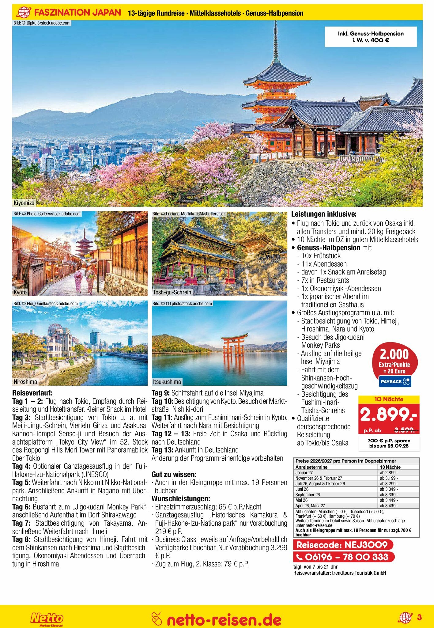 netto-marken-discount - Netto Marken Discount - Reisen-Prospekt gültig vom 28.08. bis 30.09. - page: 3