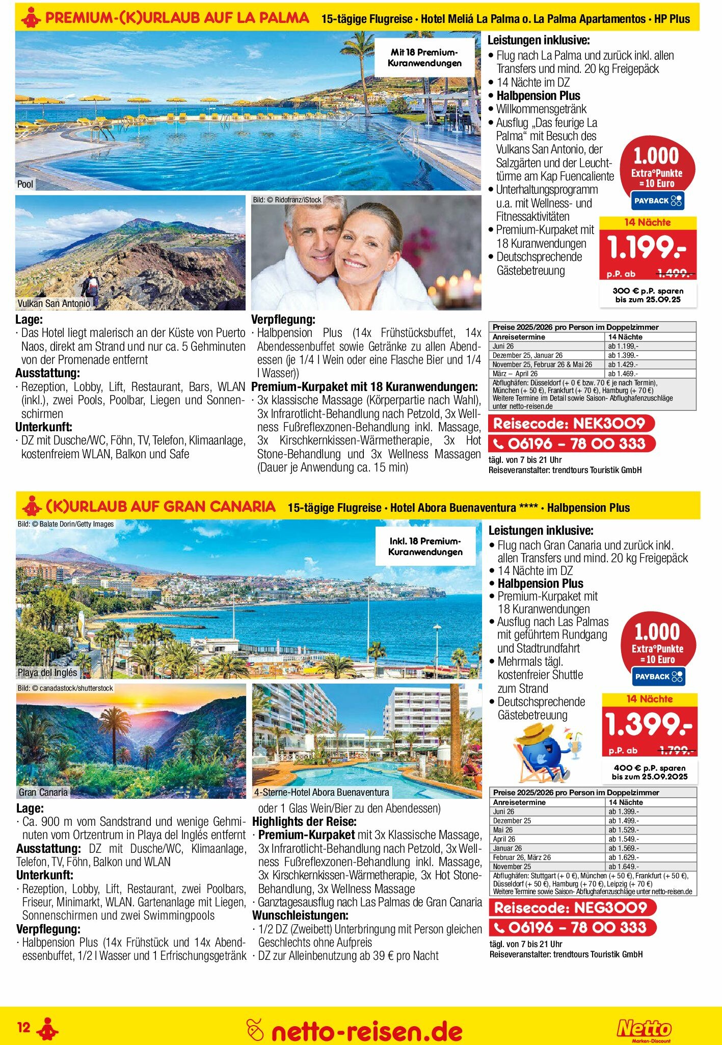 netto-marken-discount - Netto Marken Discount - Reisen-Prospekt gültig vom 28.08. bis 30.09. - page: 12