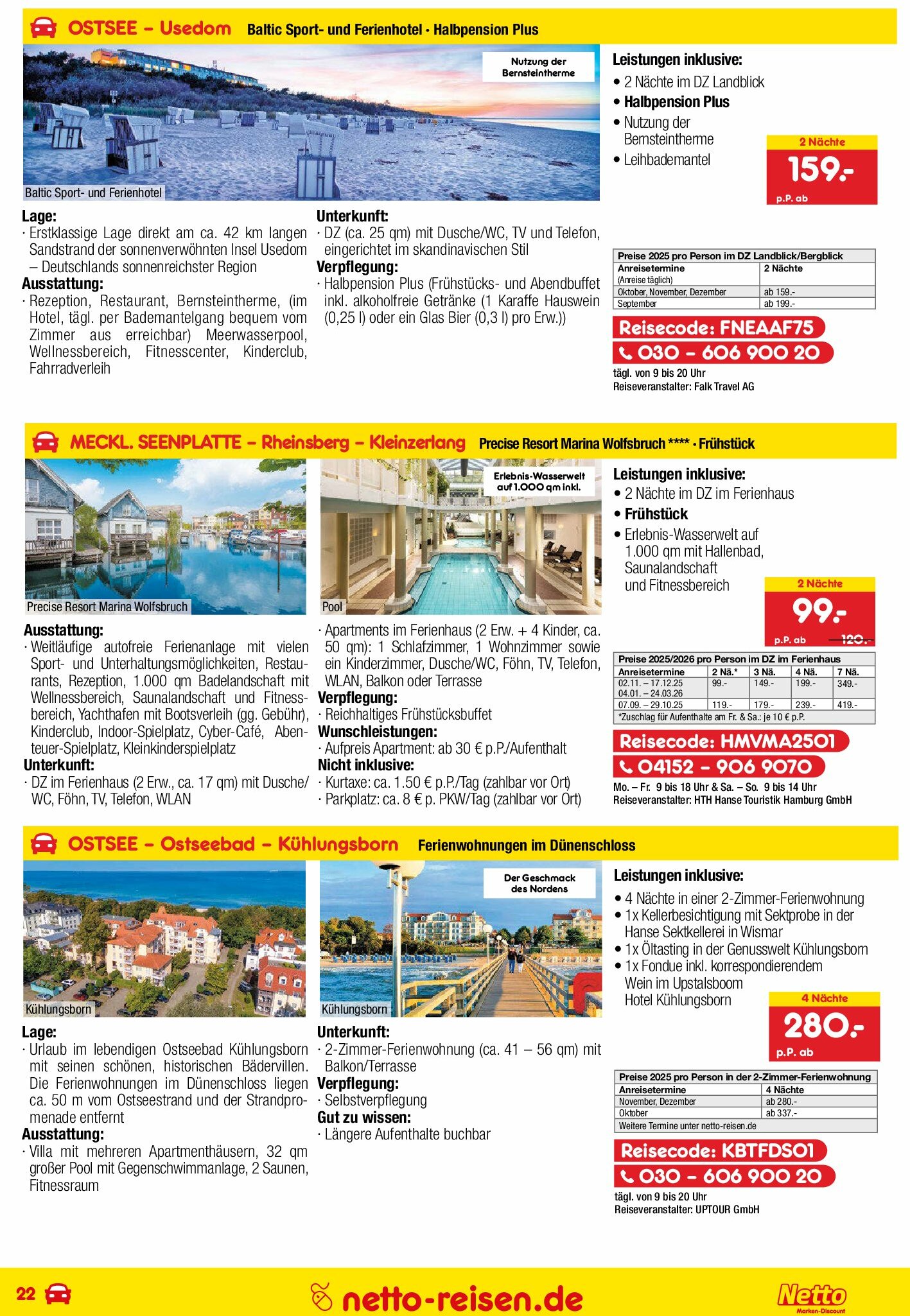 netto-marken-discount - Netto Marken Discount - Reisen-Prospekt gültig vom 28.08. bis 30.09. - page: 22