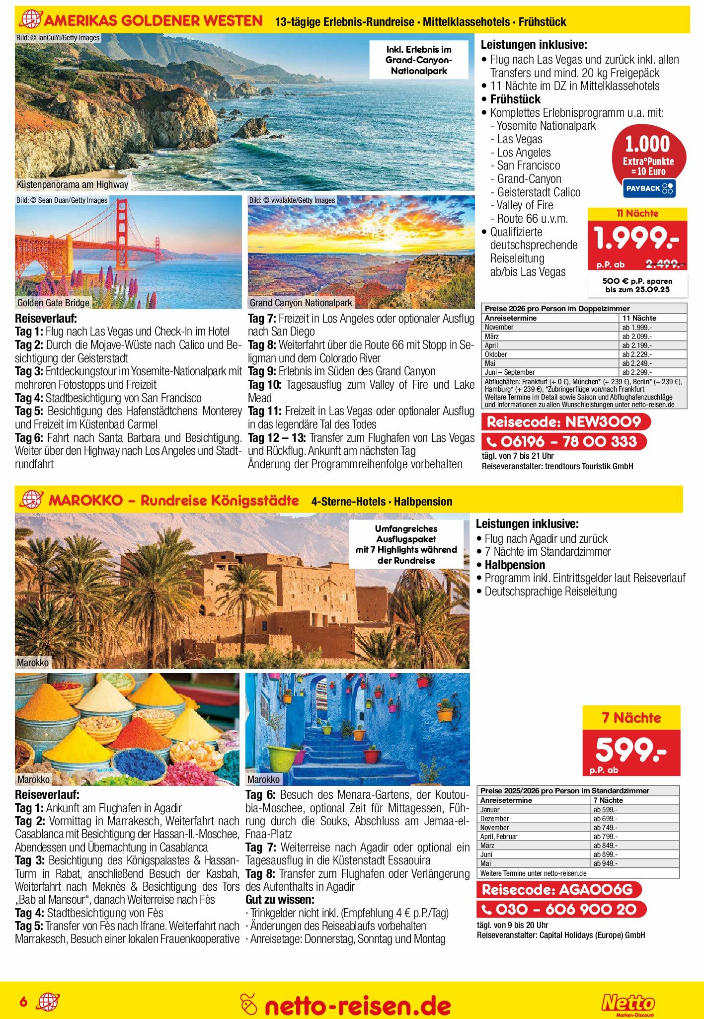 netto-marken-discount - Netto Marken Discount - Reisen-Prospekt gültig vom 28.08. bis 30.09. - page: 6