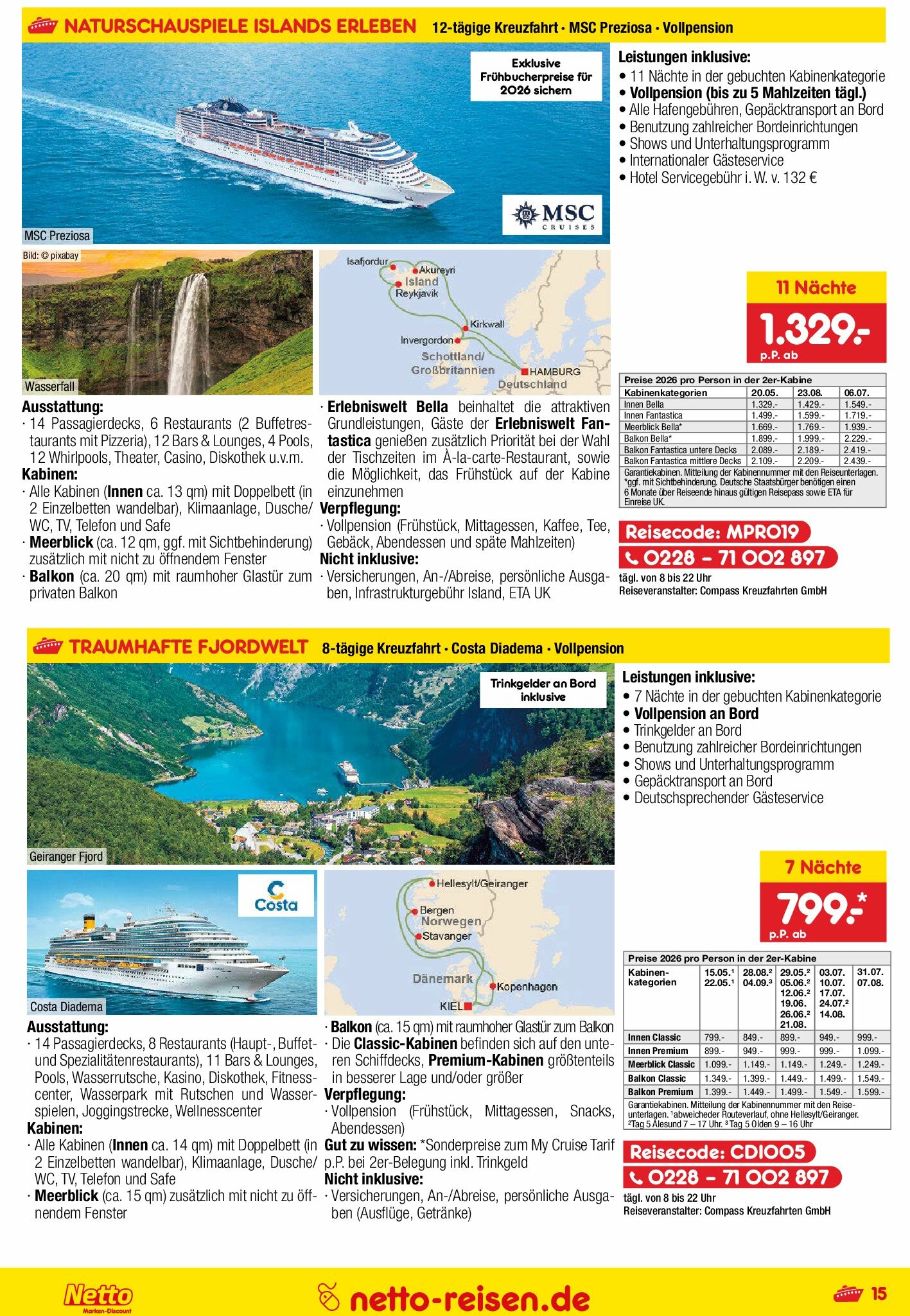 netto-marken-discount - Netto Marken Discount - Reisen-Prospekt gültig vom 28.08. bis 30.09. - page: 15