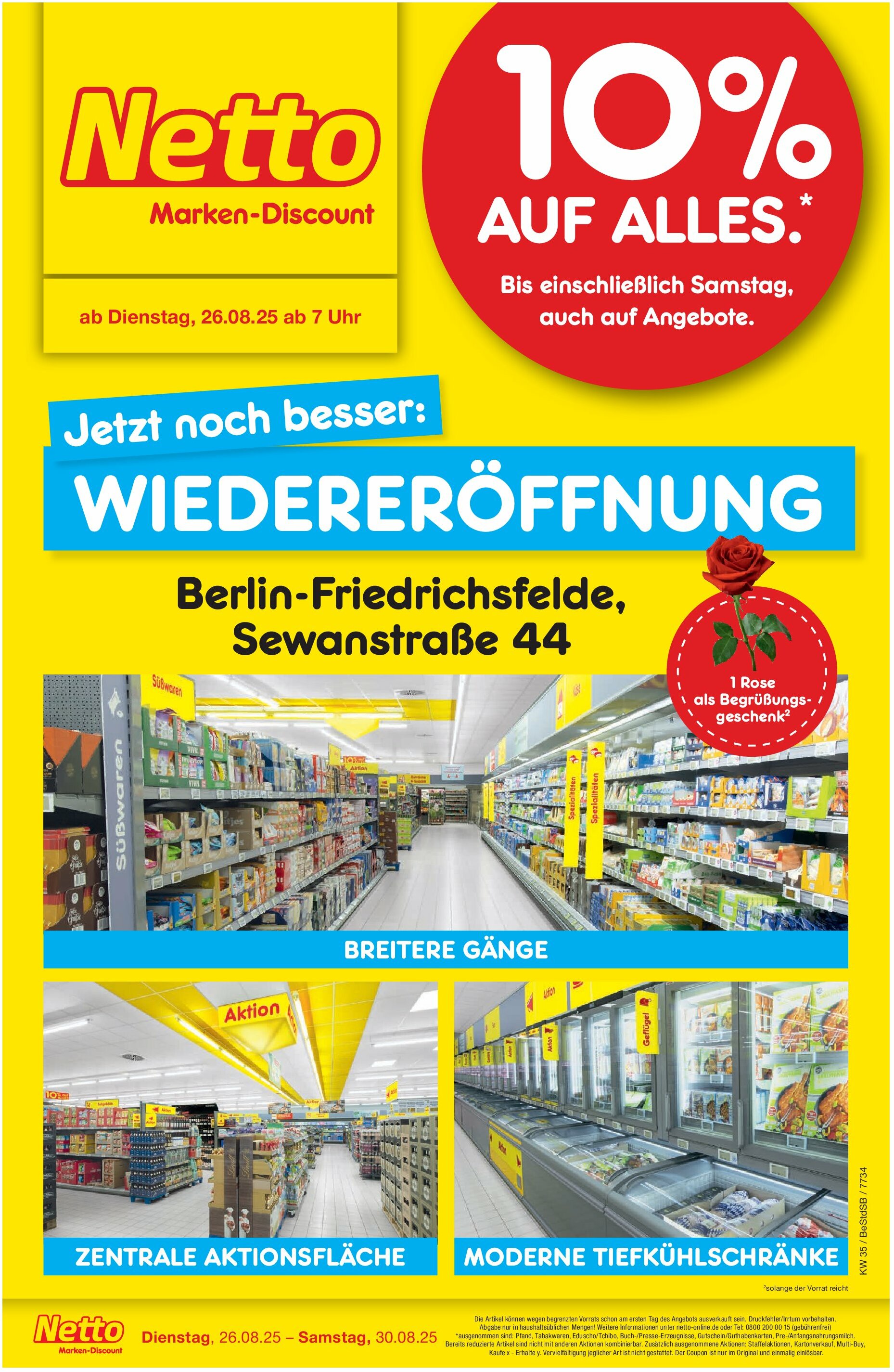 netto-marken-discount - Netto Marken Discount - Berlin-Friedrichsfelde, Sewanstrasse 44-Prospekt gültig vom 26.08. bis 30.08.