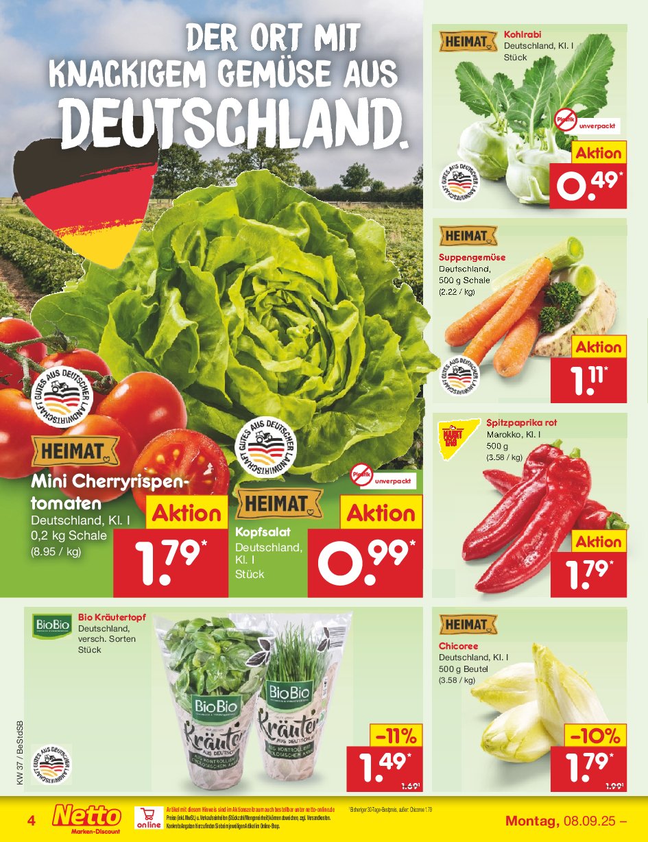 netto-marken-discount - Netto Marken Discount-Prospekt gültig vom 08.09. bis 13.09. - page: 4